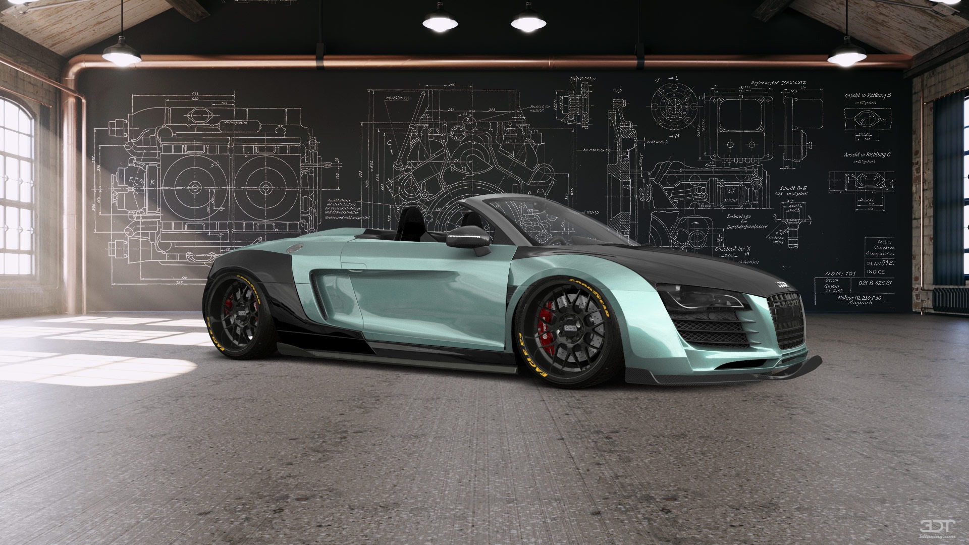 Audi R8 Spyder 2 Door Convertible 2008