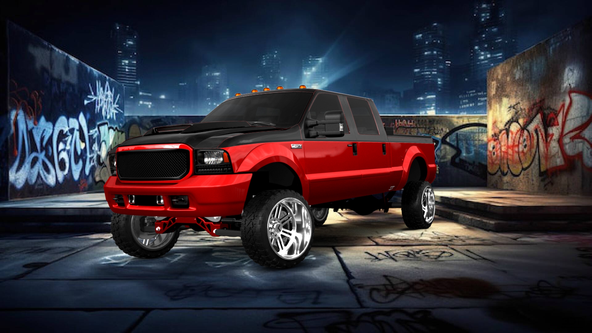 Ford F-250 Crew Cab 4 Door pickup truck 1999