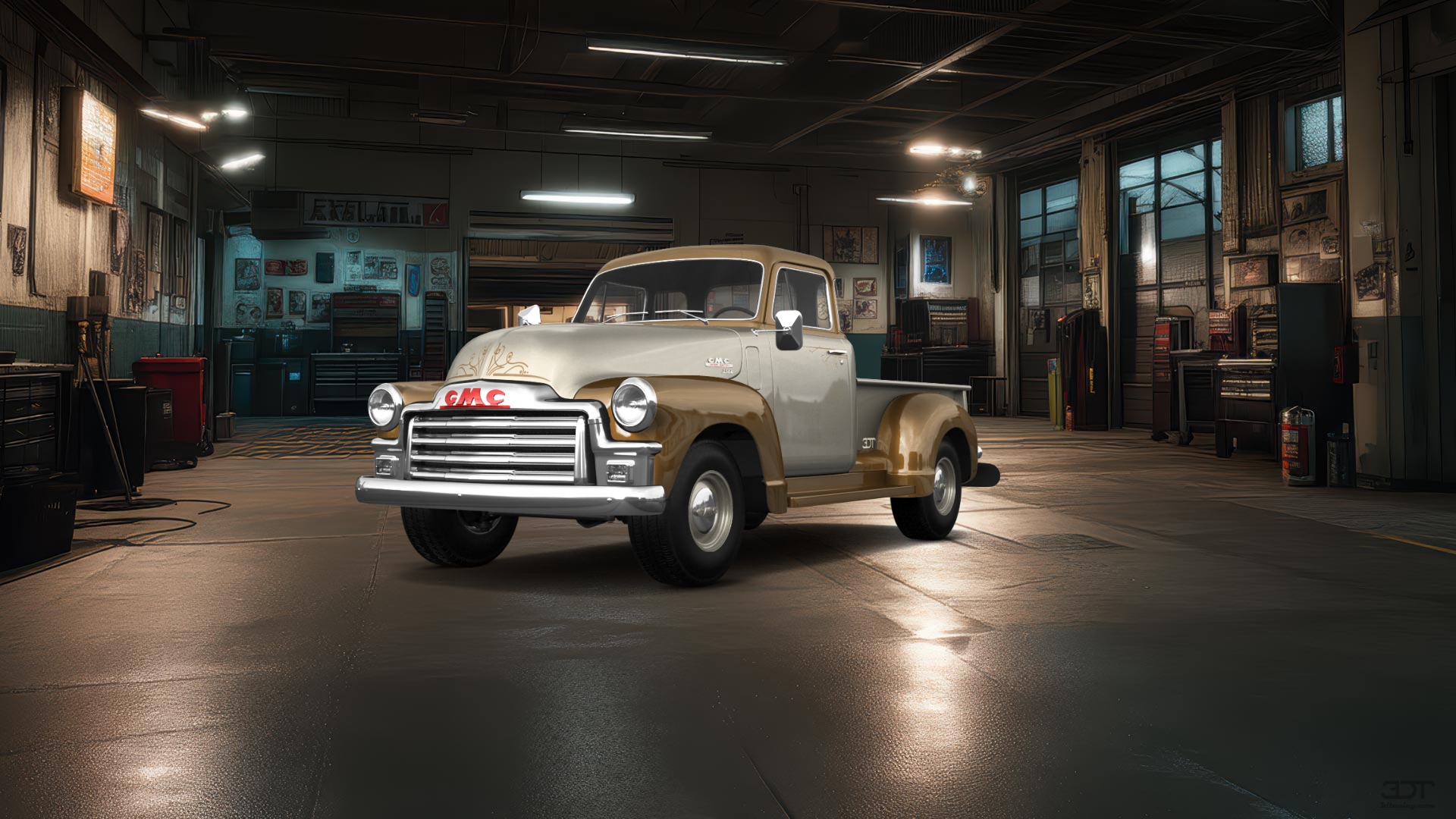 GMC 100 Stepside 2 Door pickup truck 1954 tuning