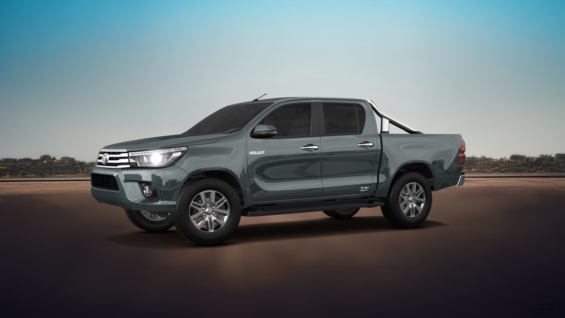 Toyota Hilux Double Cab 4 Door pickup truck 2015