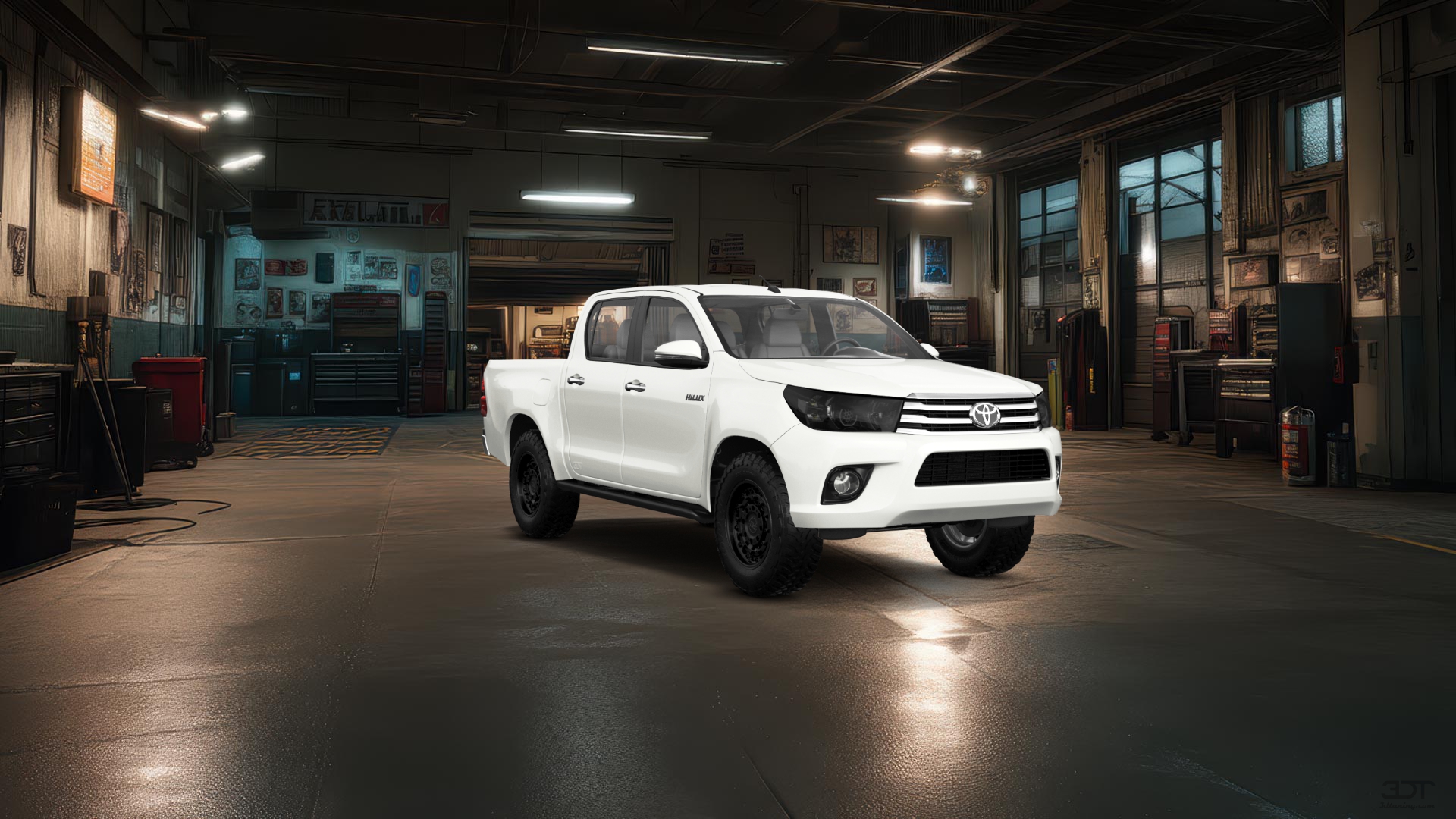 Toyota Hilux Double Cab 4 Door pickup truck 2015 tuning