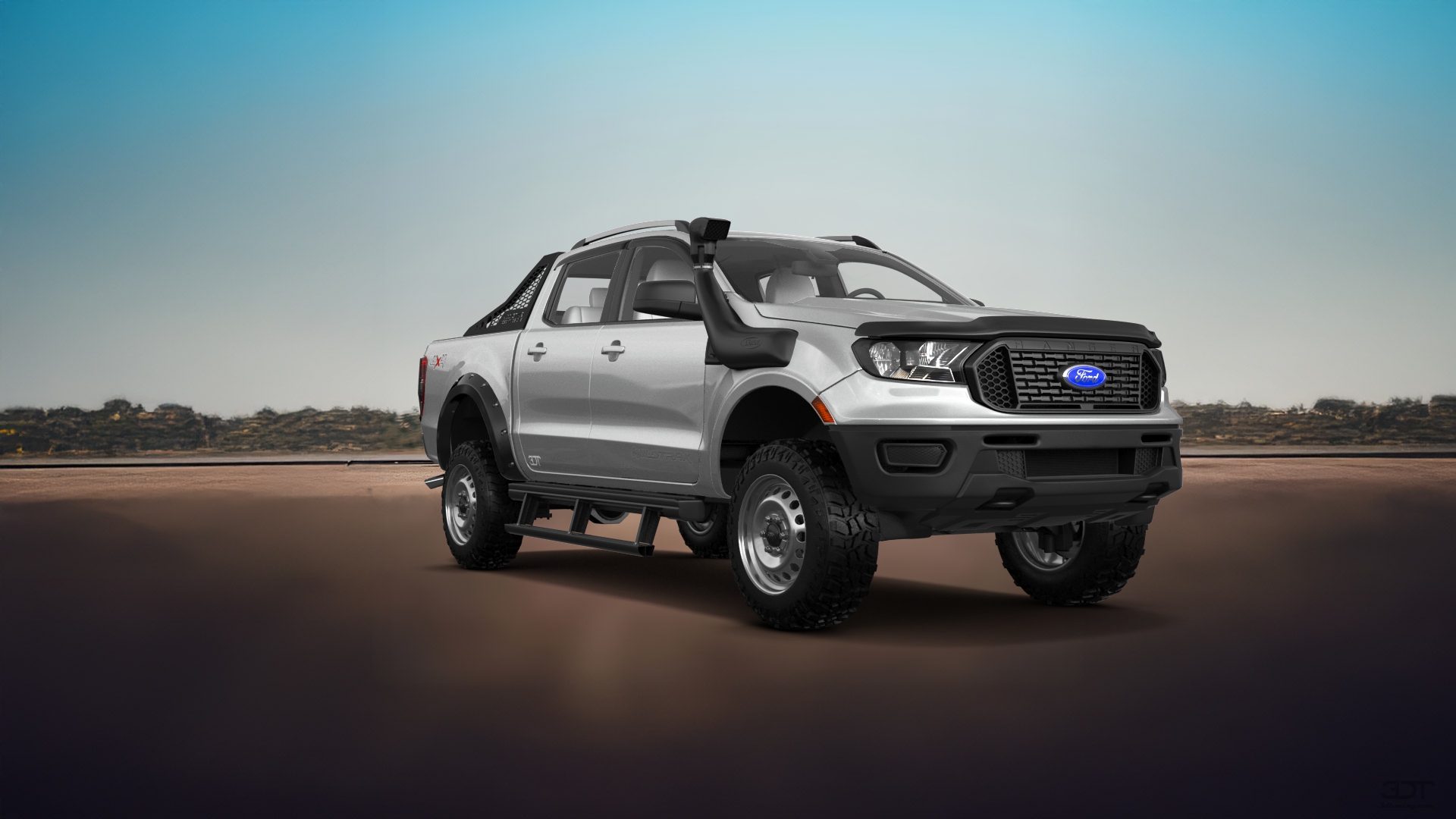 Ford Ranger 4 Door pickup truck 2019 tuning