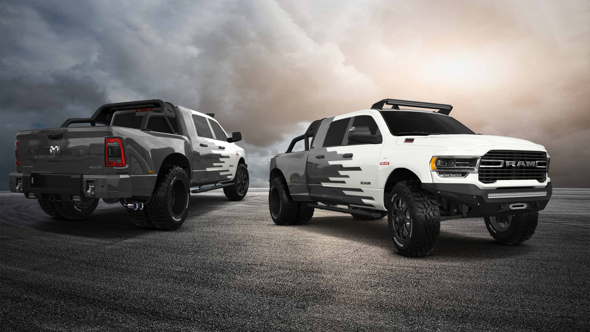 Dodge Ram 3500 4 Door pickup truck 2020 tuning