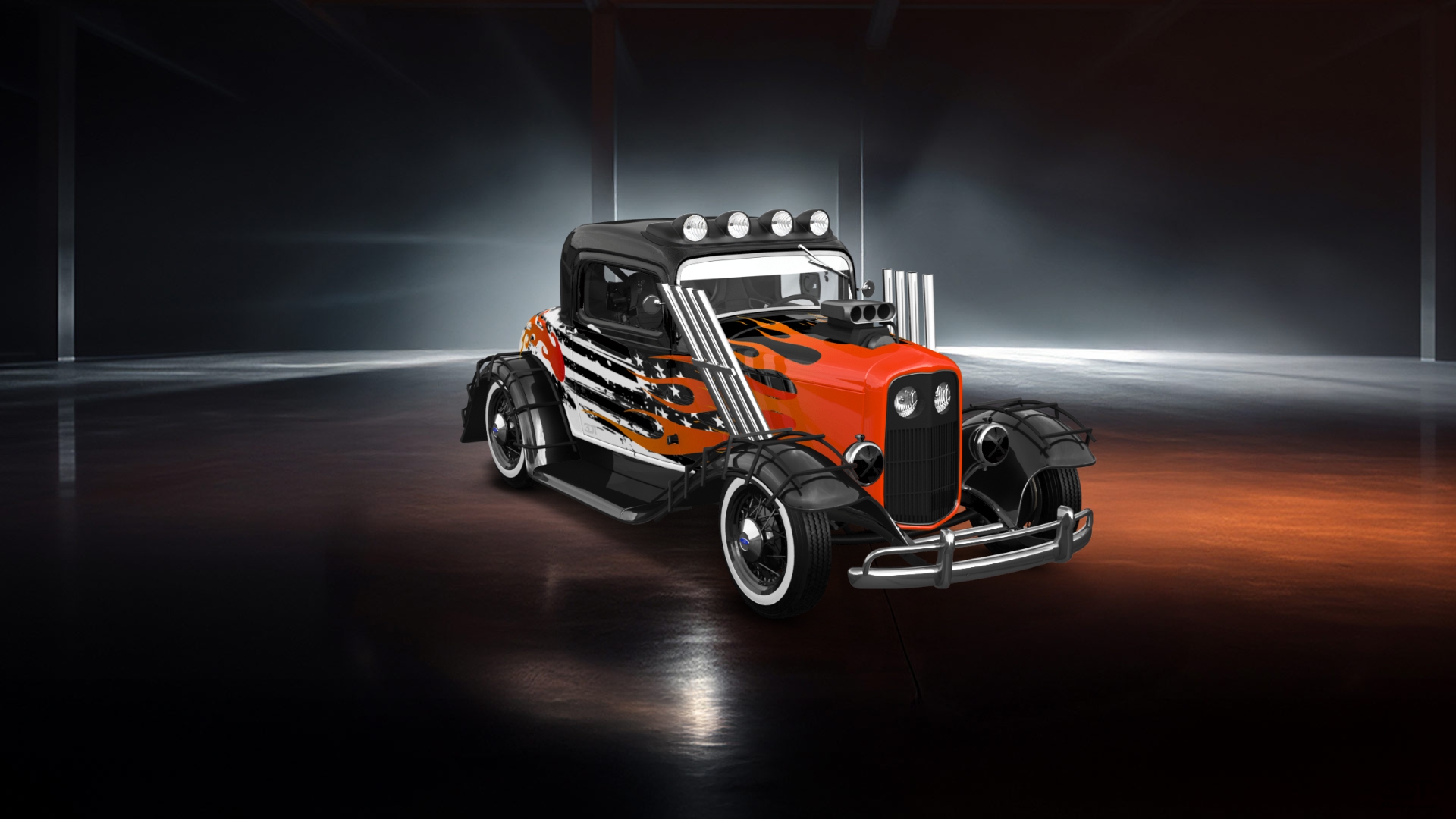 Ford Model B Deluxe 2 Door Coupe 1932 tuning