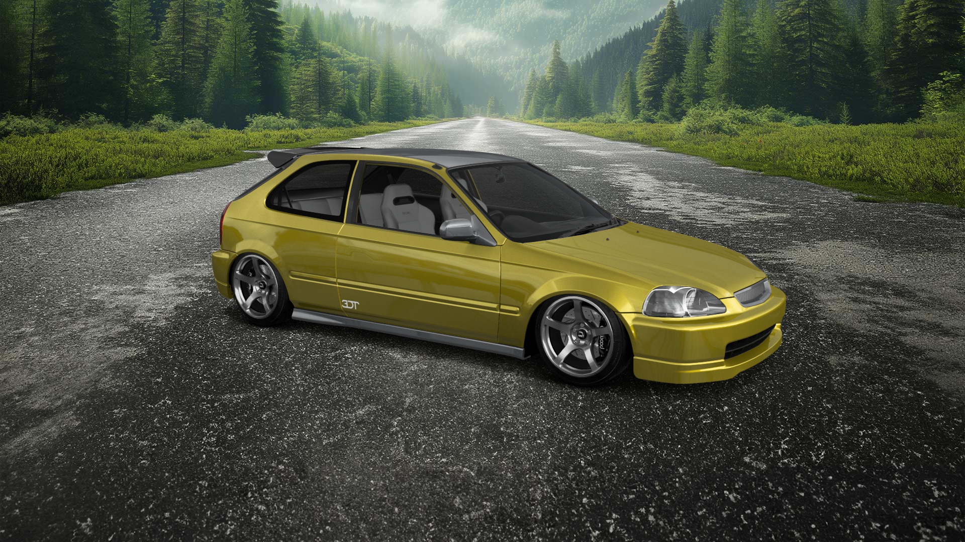 Honda Civic 3 Door Hatchback 1997 tuning