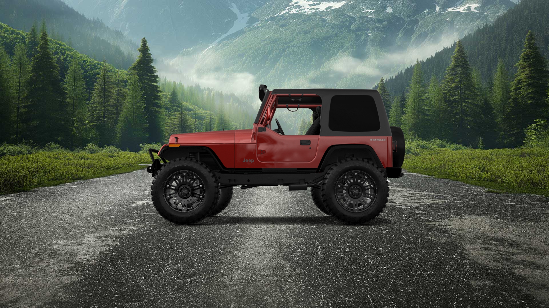 Jeep Wrangler YJ 2 Door SUV 1990 tuning