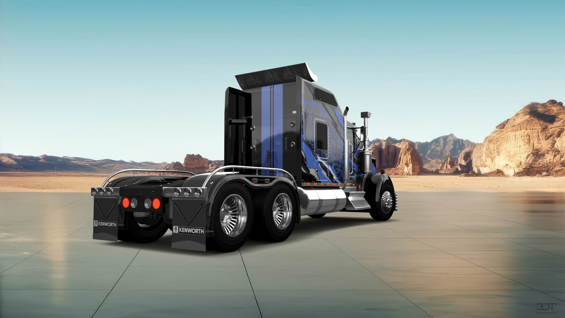 Kenworth W900 Sleeper Cab 2015 — featuring Headlights, Grilles, Hood by ...