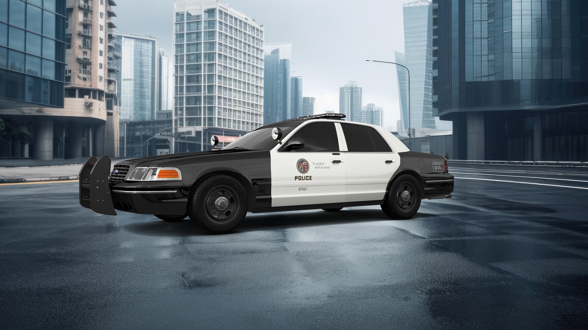 Ford Police Interceptor Los Angeles Police Department (LAPD) 2012