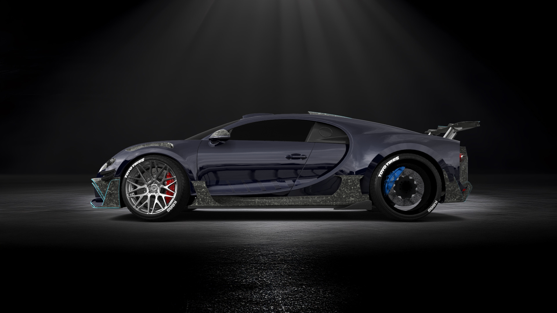Bugatti Chiron 2 Door Coupe 2016 tuning