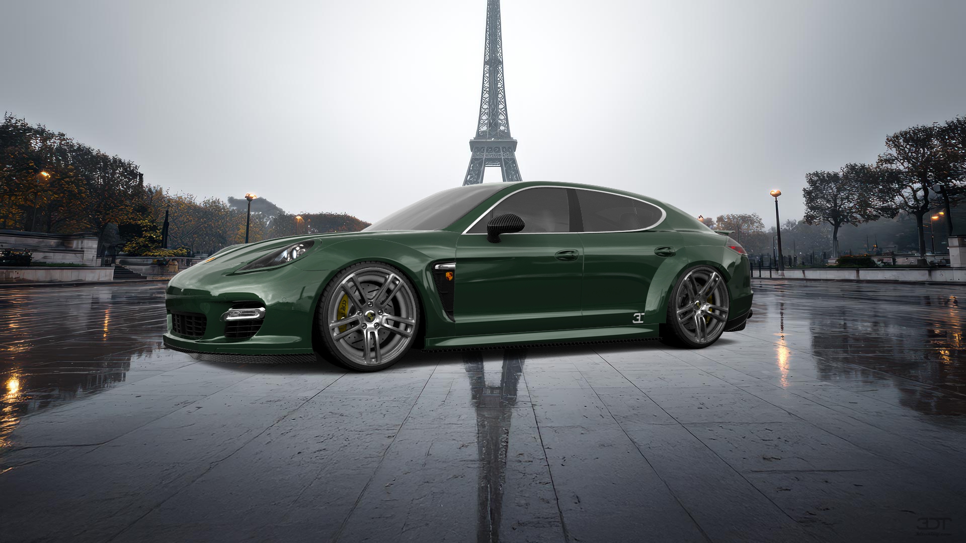 Porsche Panamera 4 door fastback saloon 2011 tuning