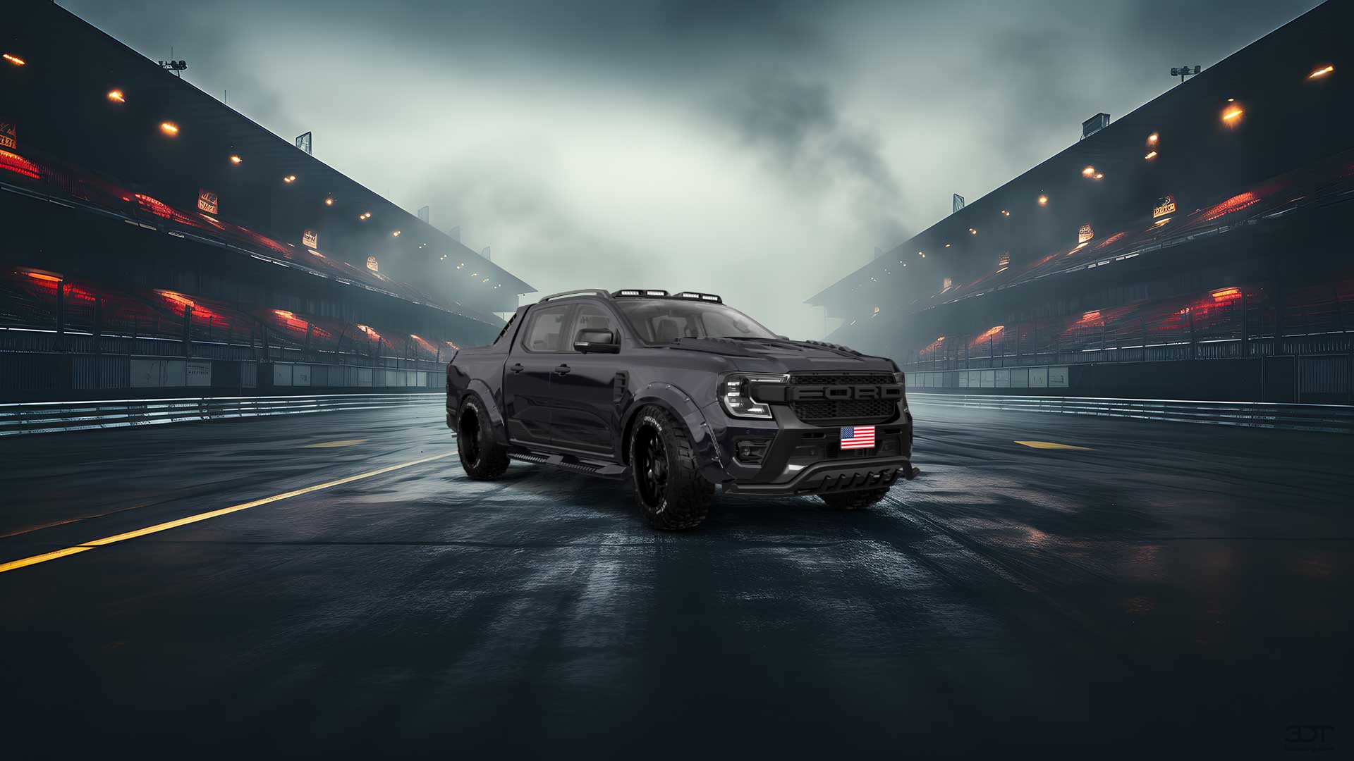 Ford Ranger 4 Door pickup truck 2022 tuning