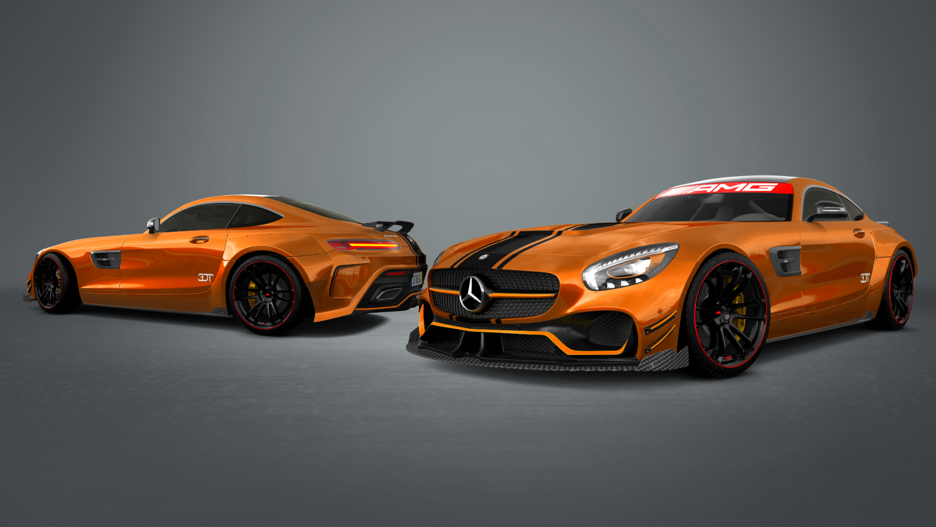 Mercedes AMG GT 2 door fastback coupe 2015 tuning