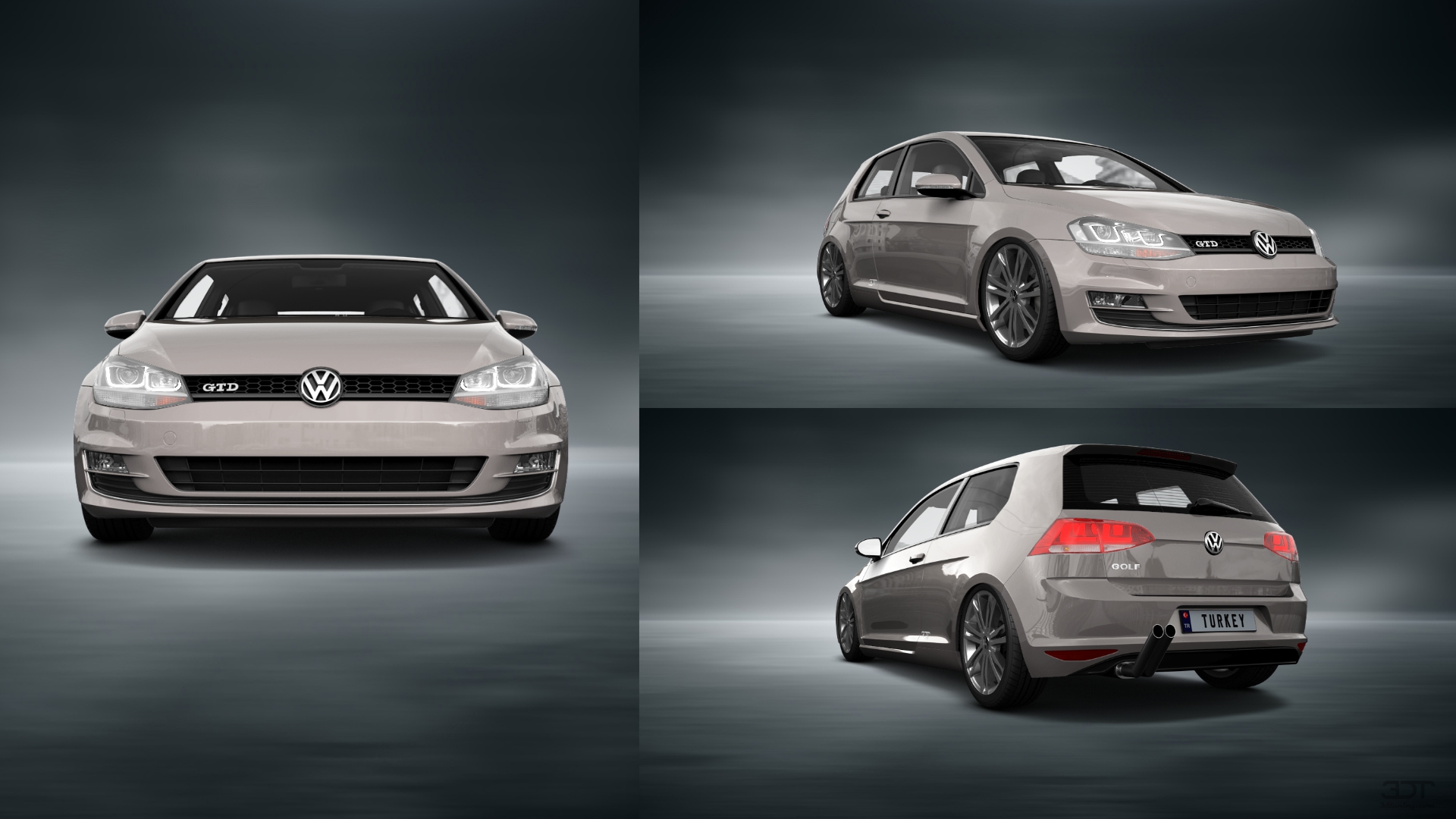 Volkswagen Golf 7 3 Door Hatchback 2013 tuning