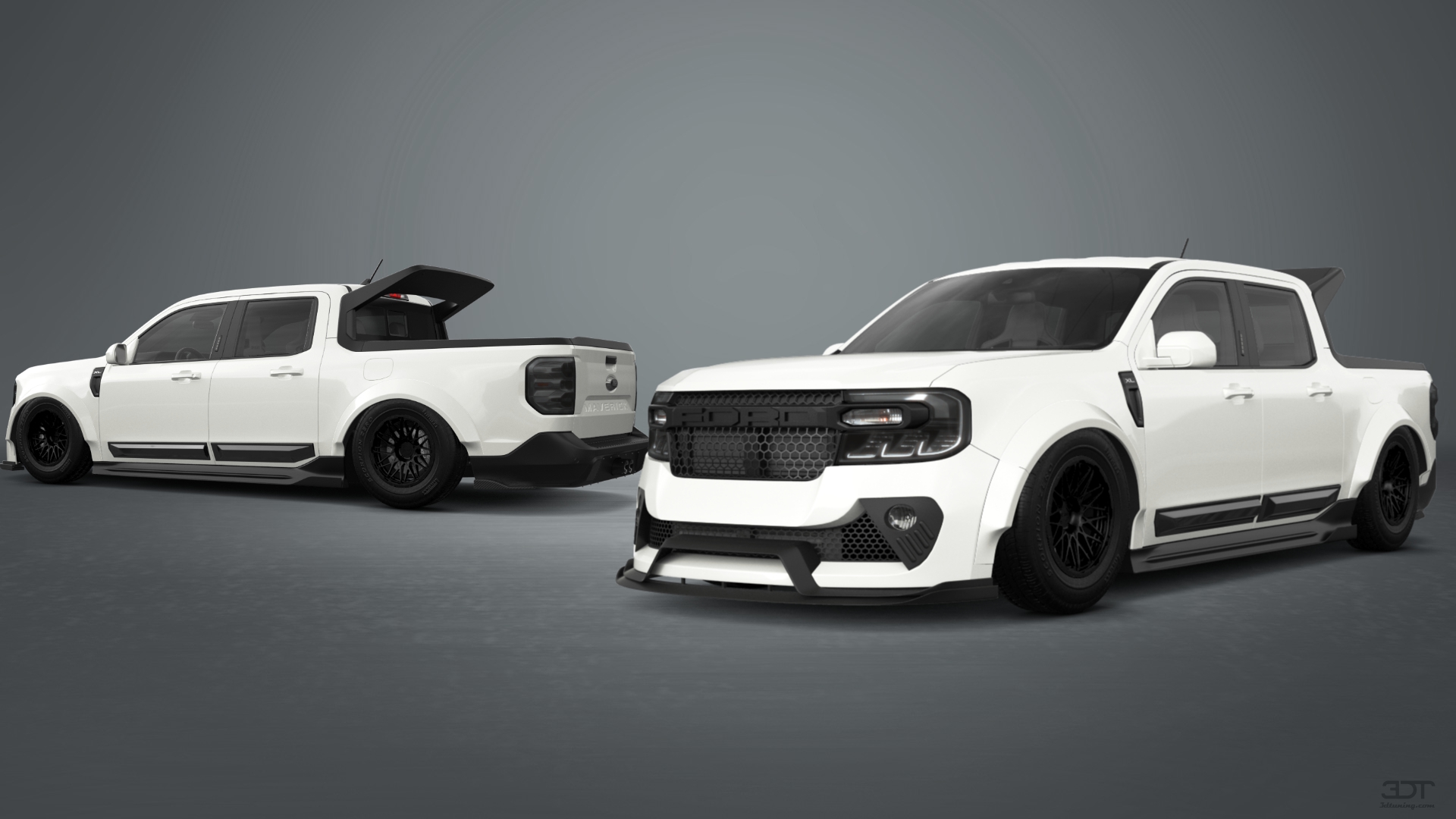 Ford Maverick 4 Door pickup truck 2022 tuning