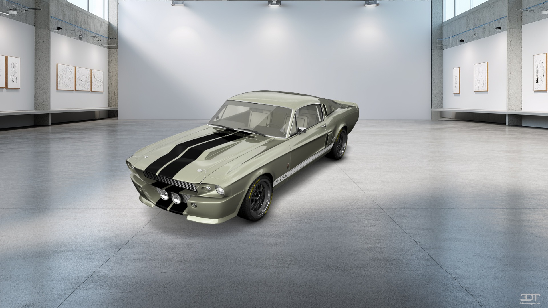 Mustang GT500 2 Door Coupe 1968 tuning
