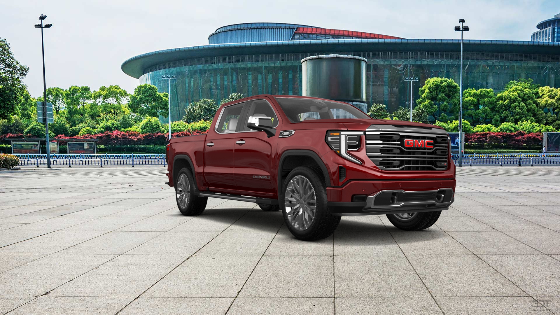 GMC Sierra 1500 Crew Cab 5.8 ft box 4 Door pickup truck 2023 tuning