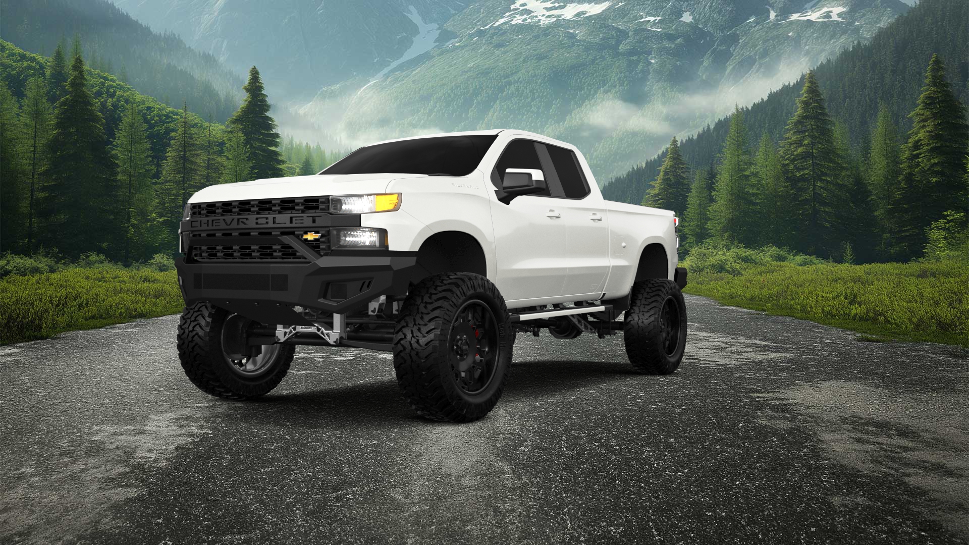 Chevrolet Silverado 1500 6.6 ft box 4 Door pickup truck 2021 tuning