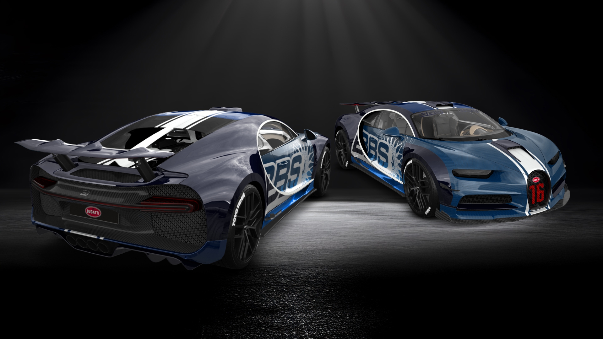 Bugatti Chiron 2 Door Coupe 2016 tuning