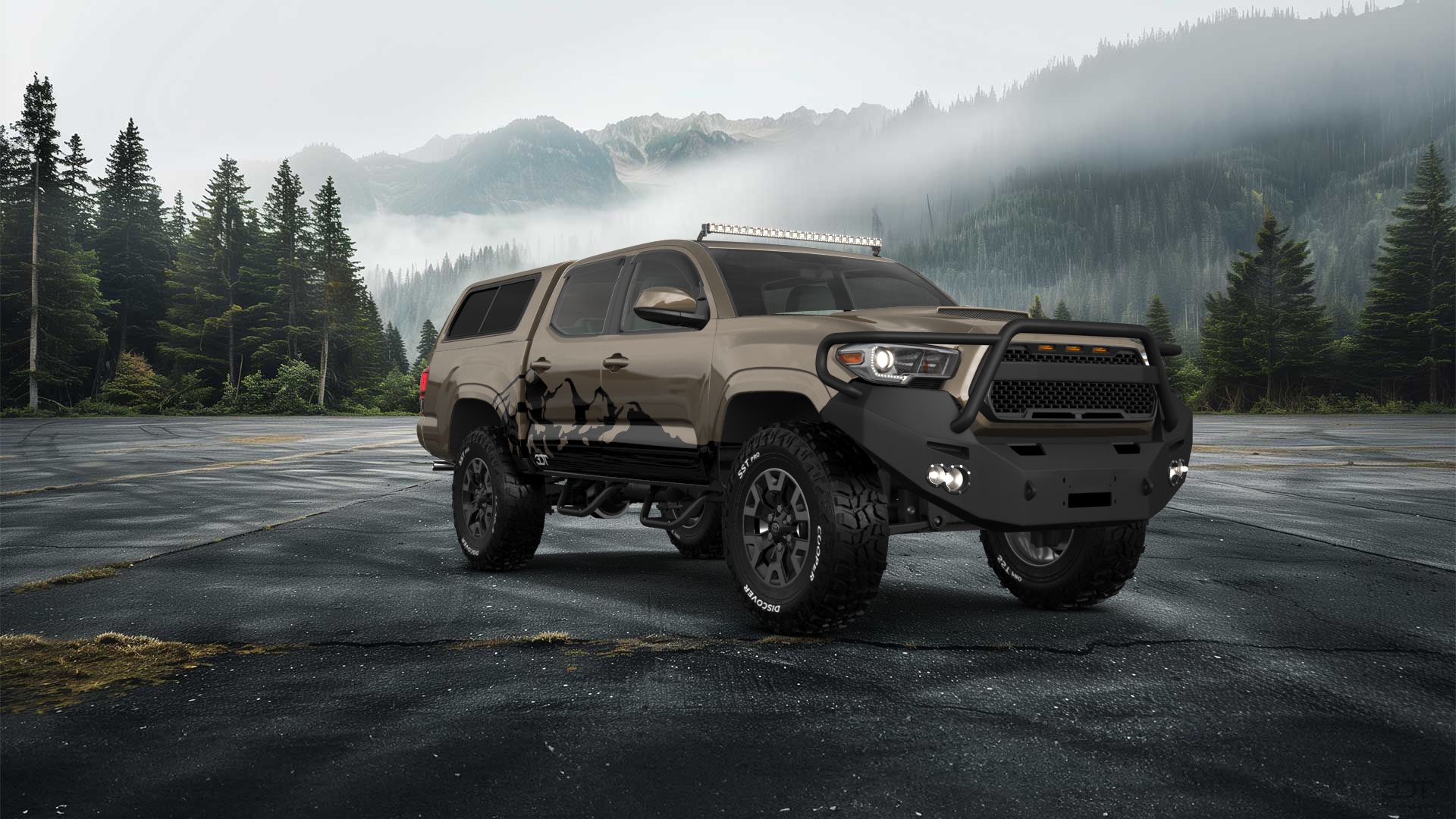 Toyota Tacoma 4 Door pickup truck 2018 tuning