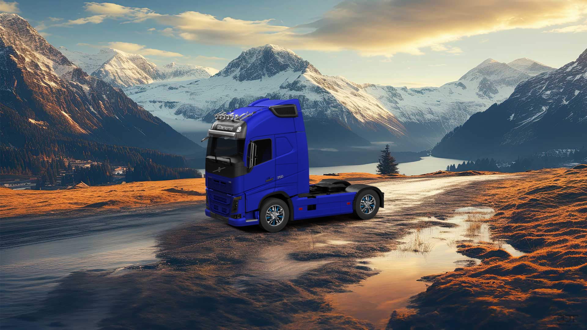 Volvo FH16 Globetrotter XL Cab Truck 2013 tuning