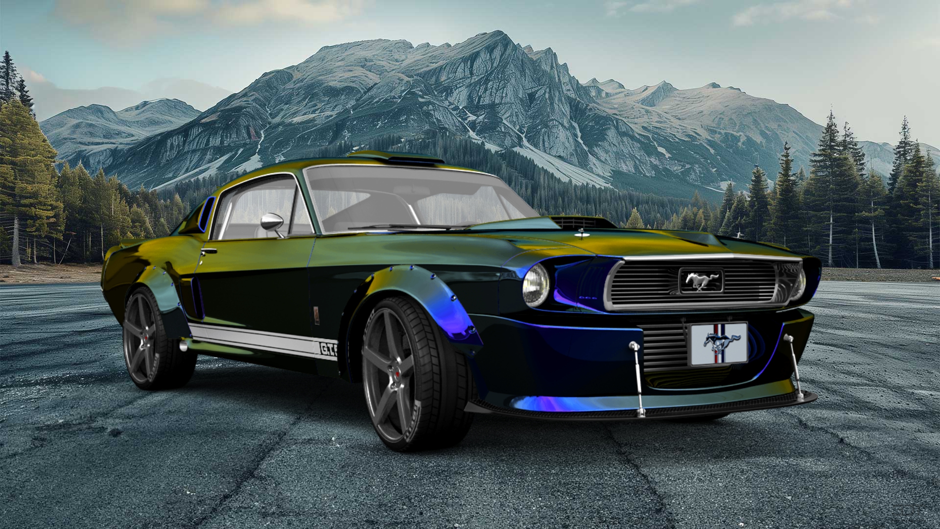 Mustang GT500 2 Door Coupe 1968 tuning