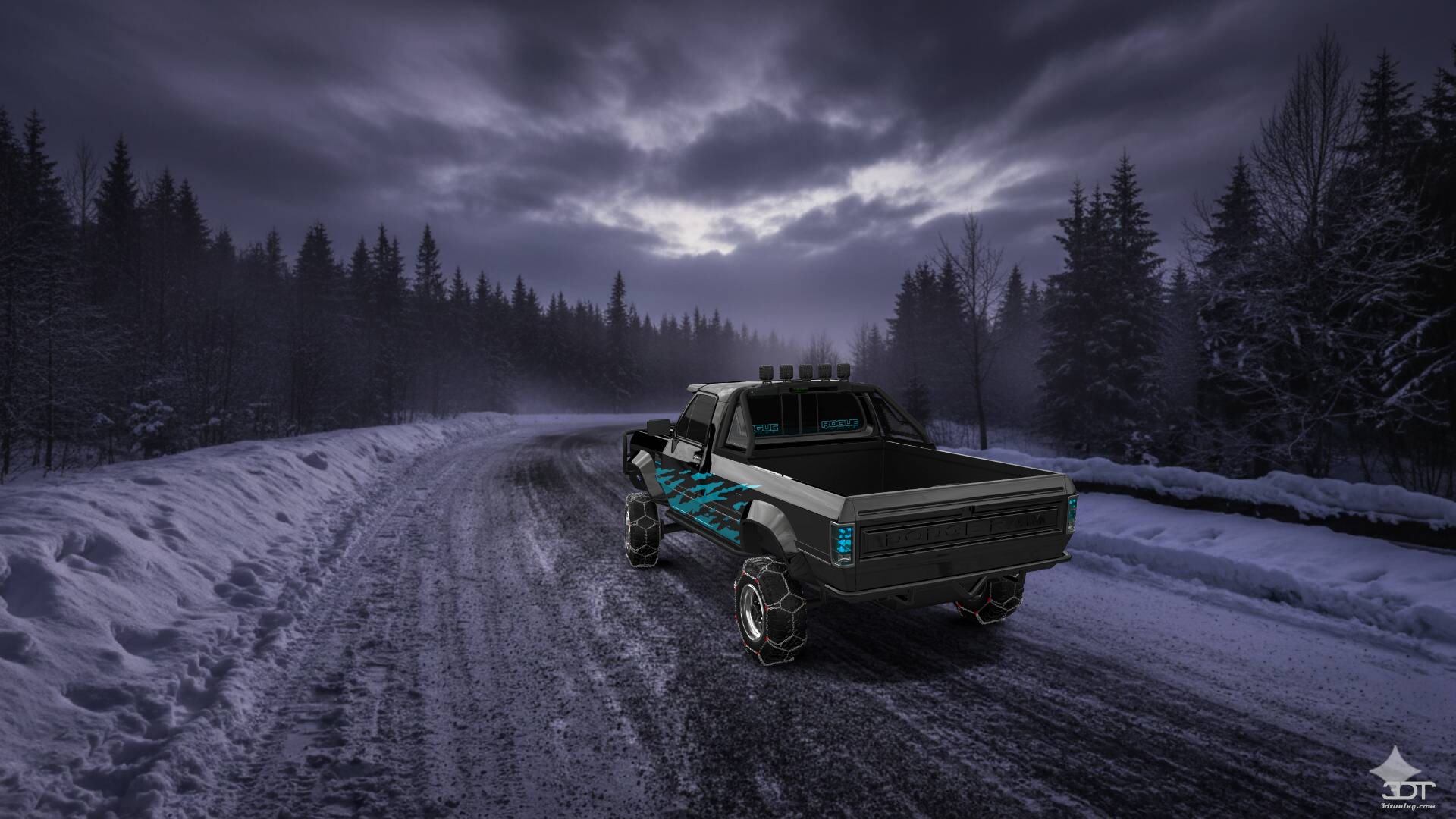 Dodge Ram 2 Door pickup truck 1991 tuning
