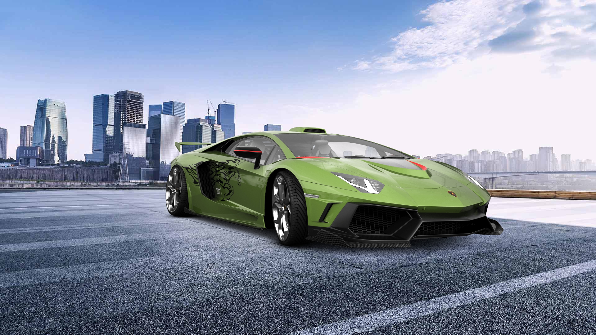 Lamborghini Aventador 2 Door Coupe 2012 tuning