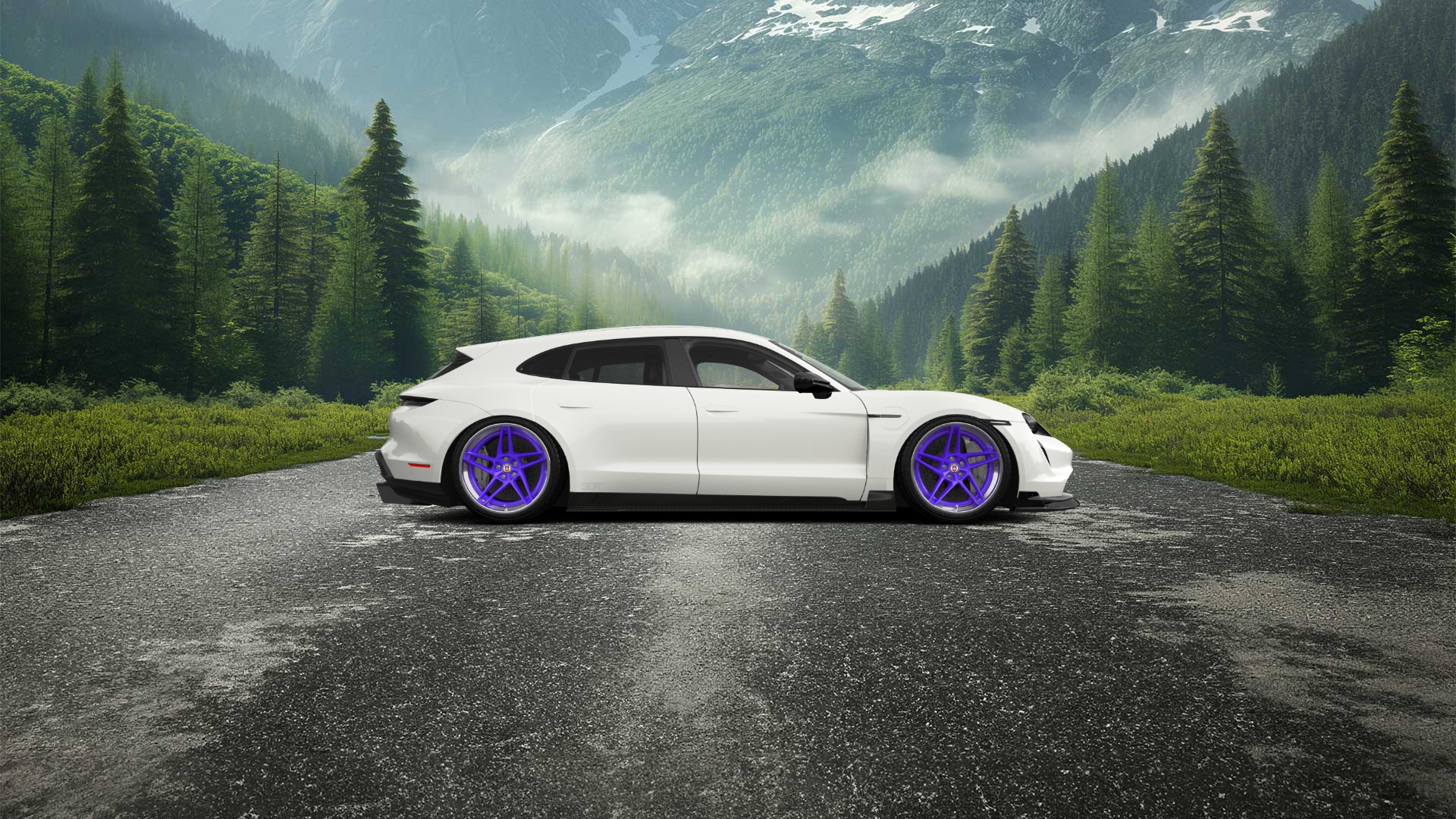 Porsche Taycan Sport Turismo Shooting Brake 2019 tuning