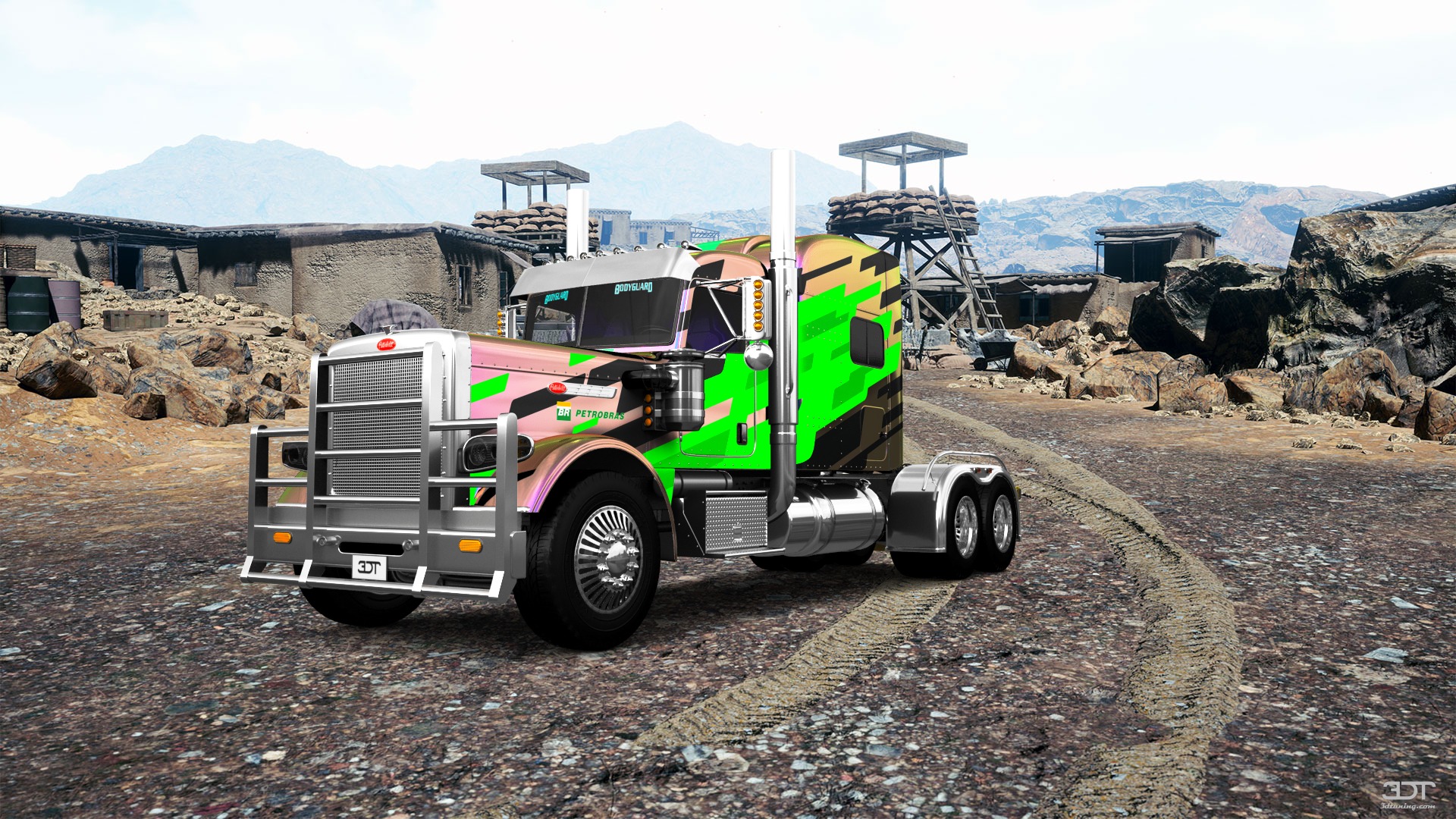 Peterbilt 389 Sleeper Cab Truck 2016 tuning