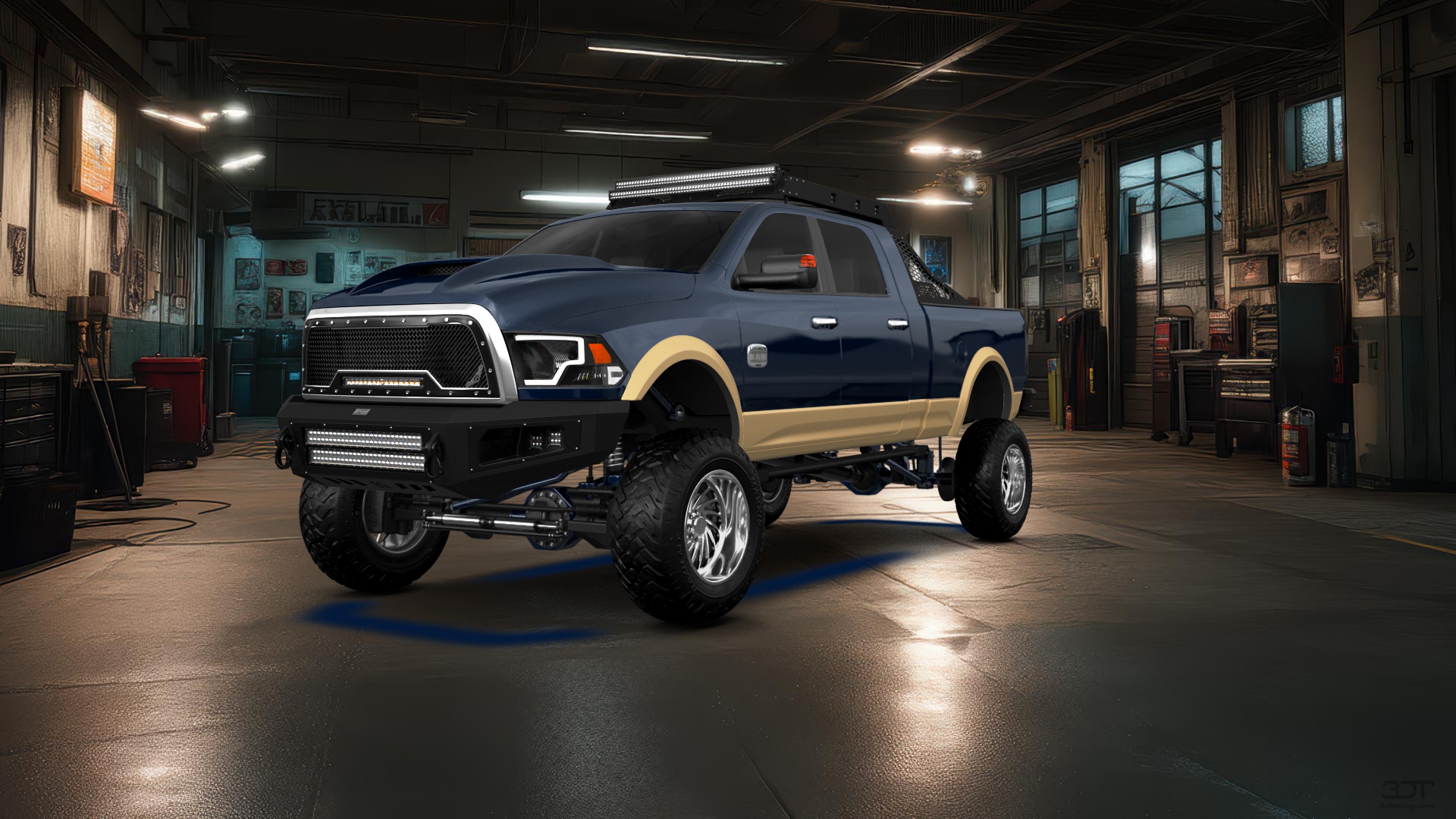Dodge Ram 2500 Mega Cab 6.4 ft box 4 Door pickup truck 2010 tuning