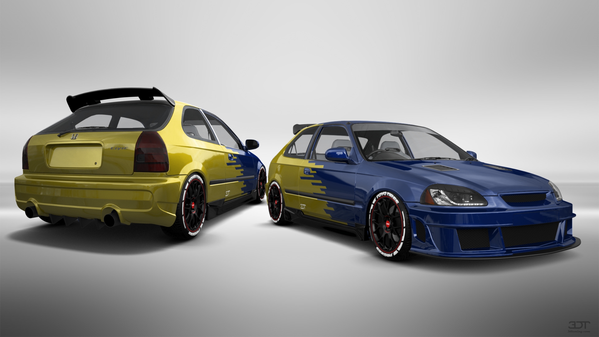 Honda Civic 3 Door Hatchback 1997 tuning