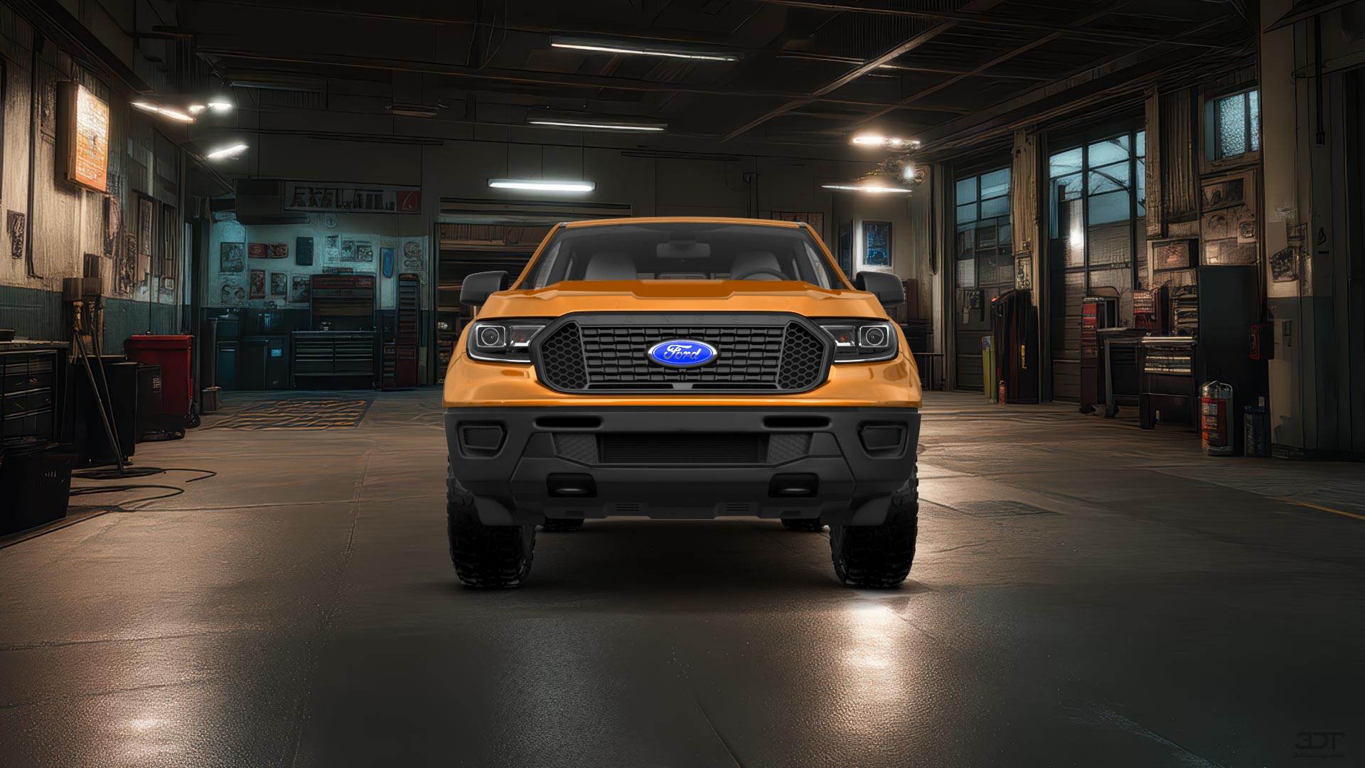 Ford Ranger 4 Door pickup truck 2019 tuning