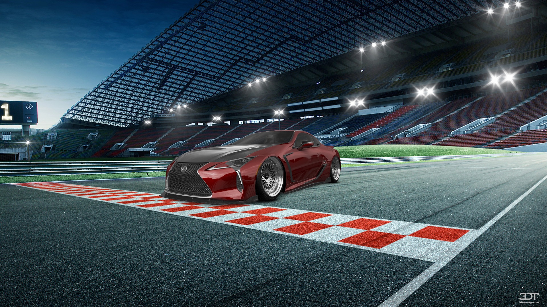 Lexus LC500 2 door fastback coupe 2017 tuning