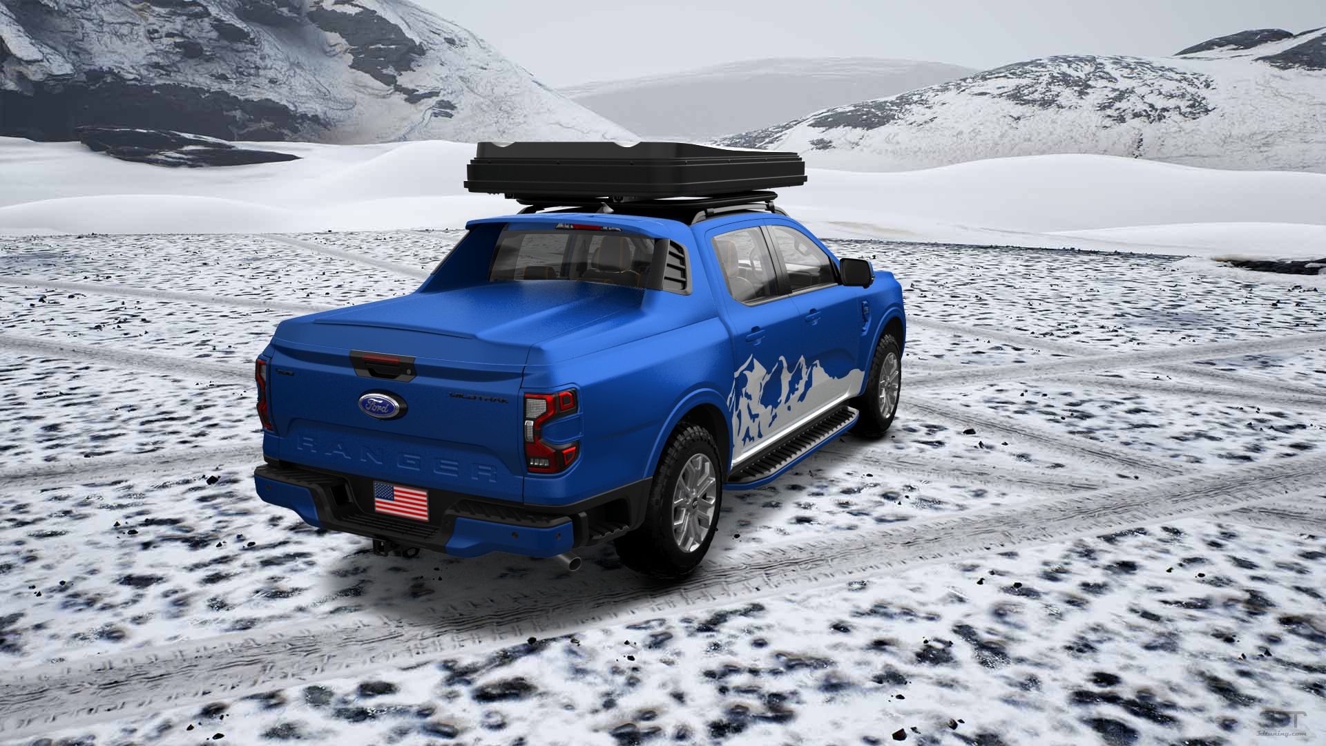 Ford Ranger 4 Door pickup truck 2022 tuning