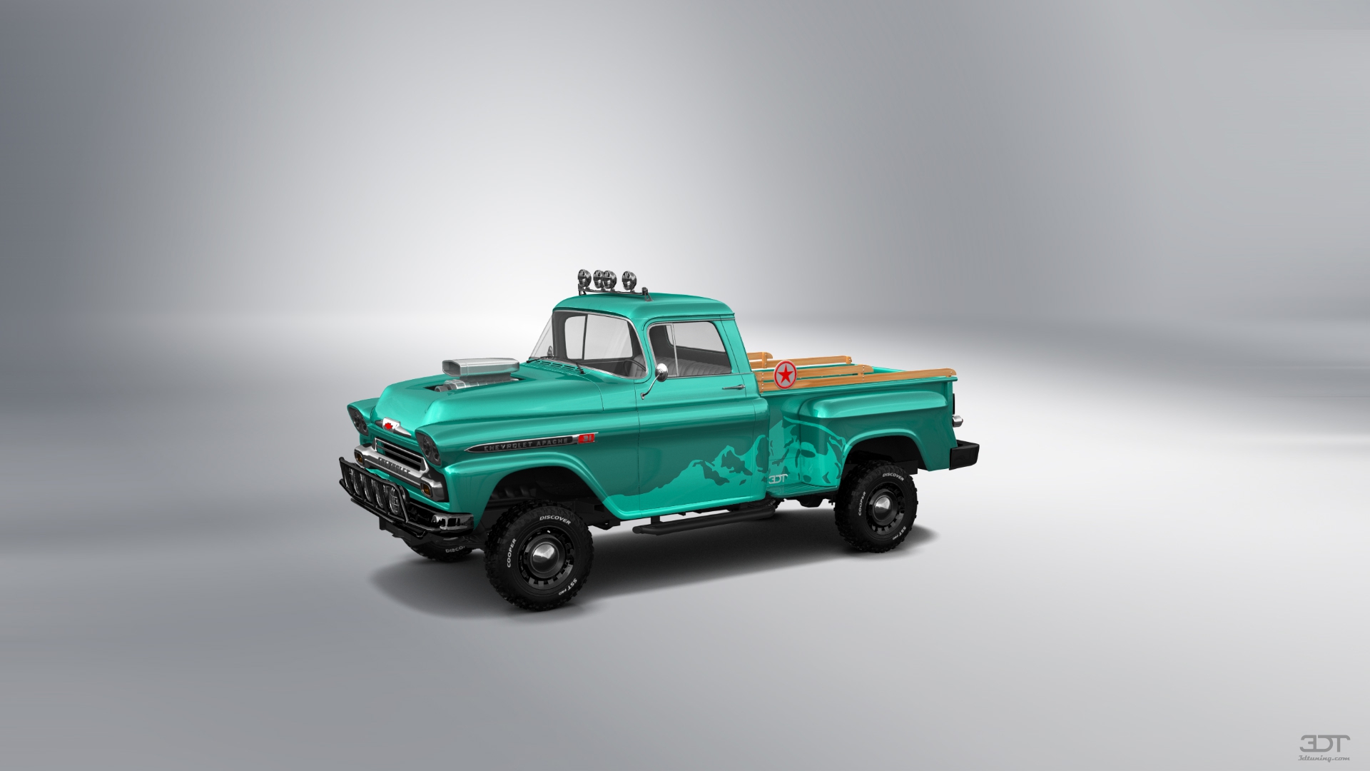Chevrolet Apache Stepside 2 Door pickup truck 1959