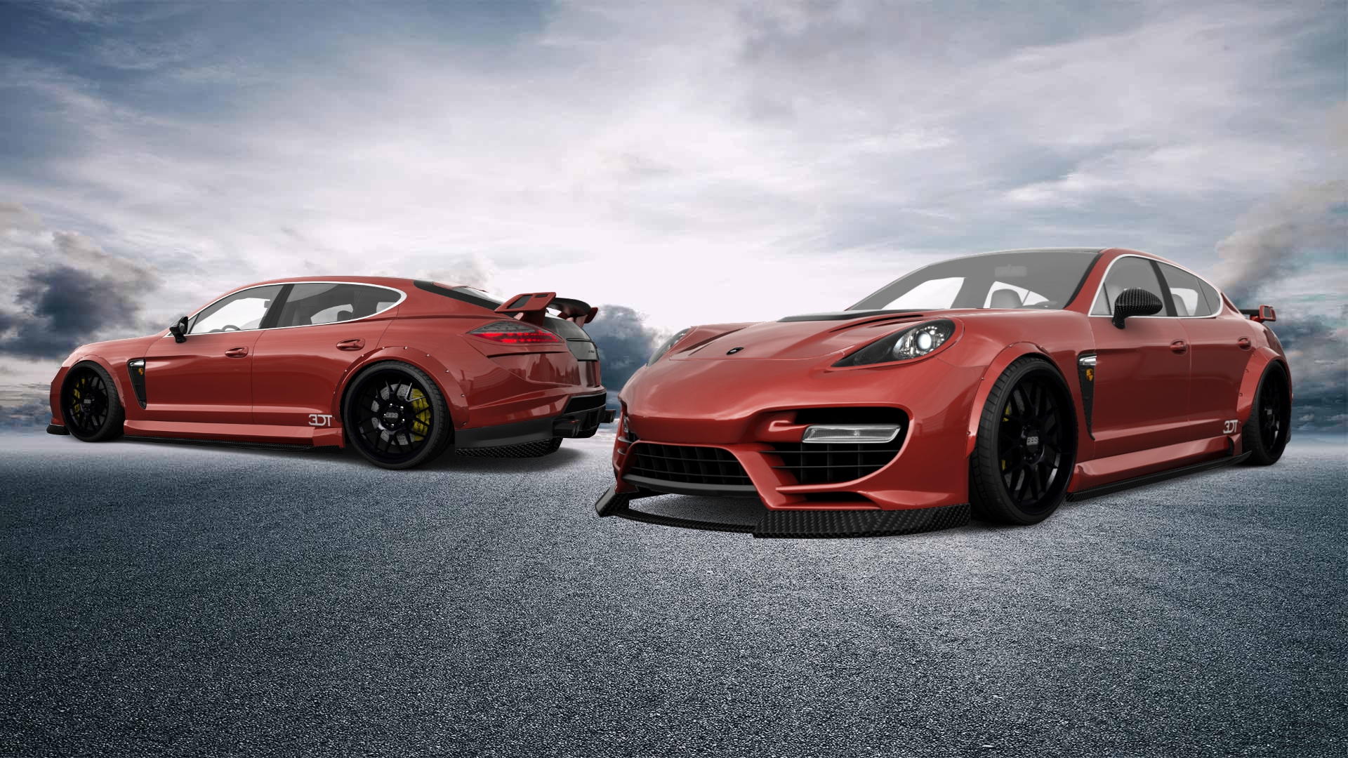 Porsche Panamera 4 door fastback saloon 2011