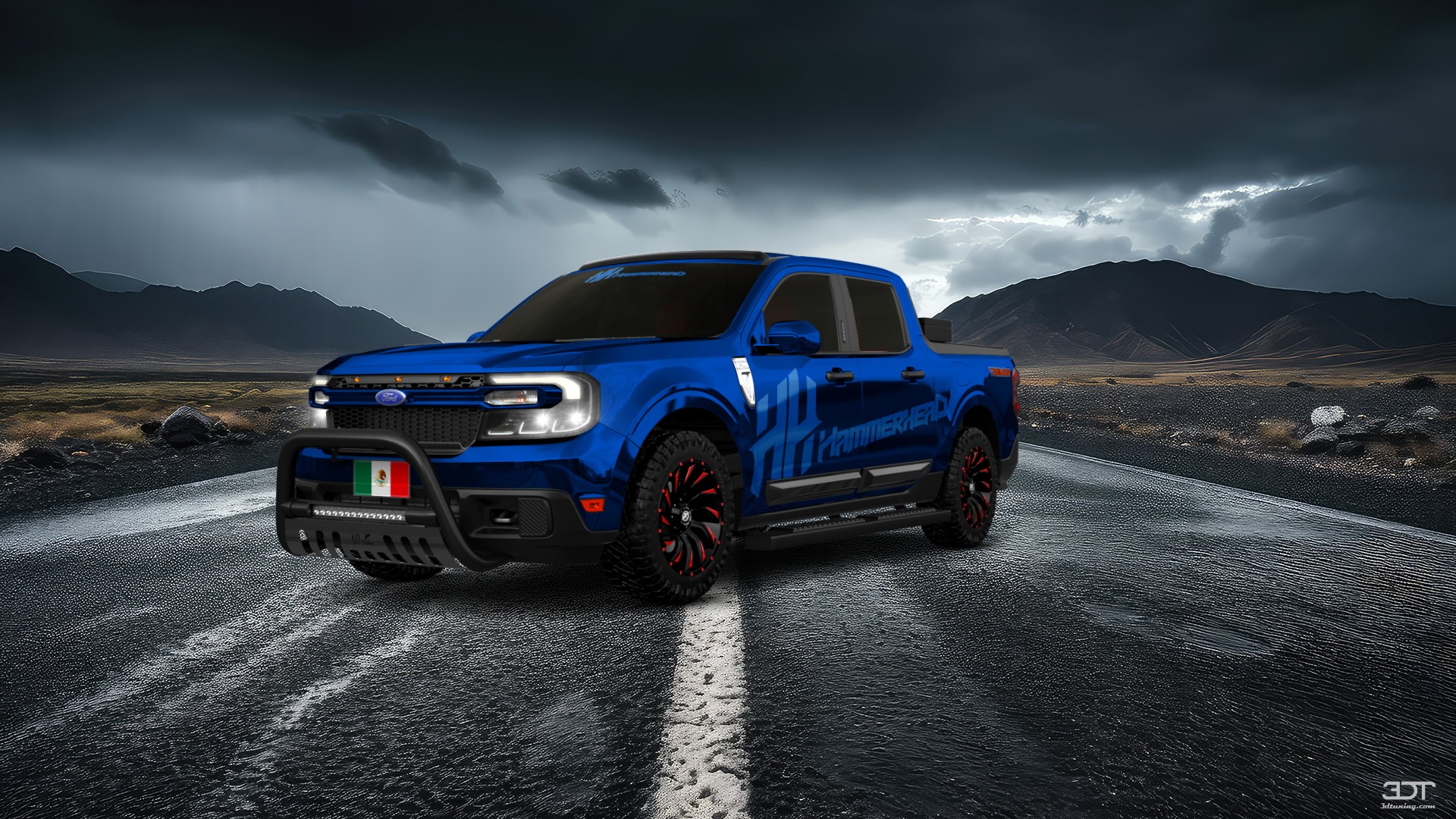 Ford Maverick 4 Door pickup truck 2022 tuning