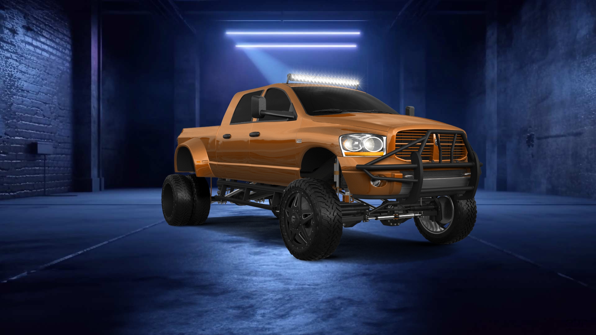 Dodge Ram 3500 Dually 4 Door pickup truck 2007 tuning