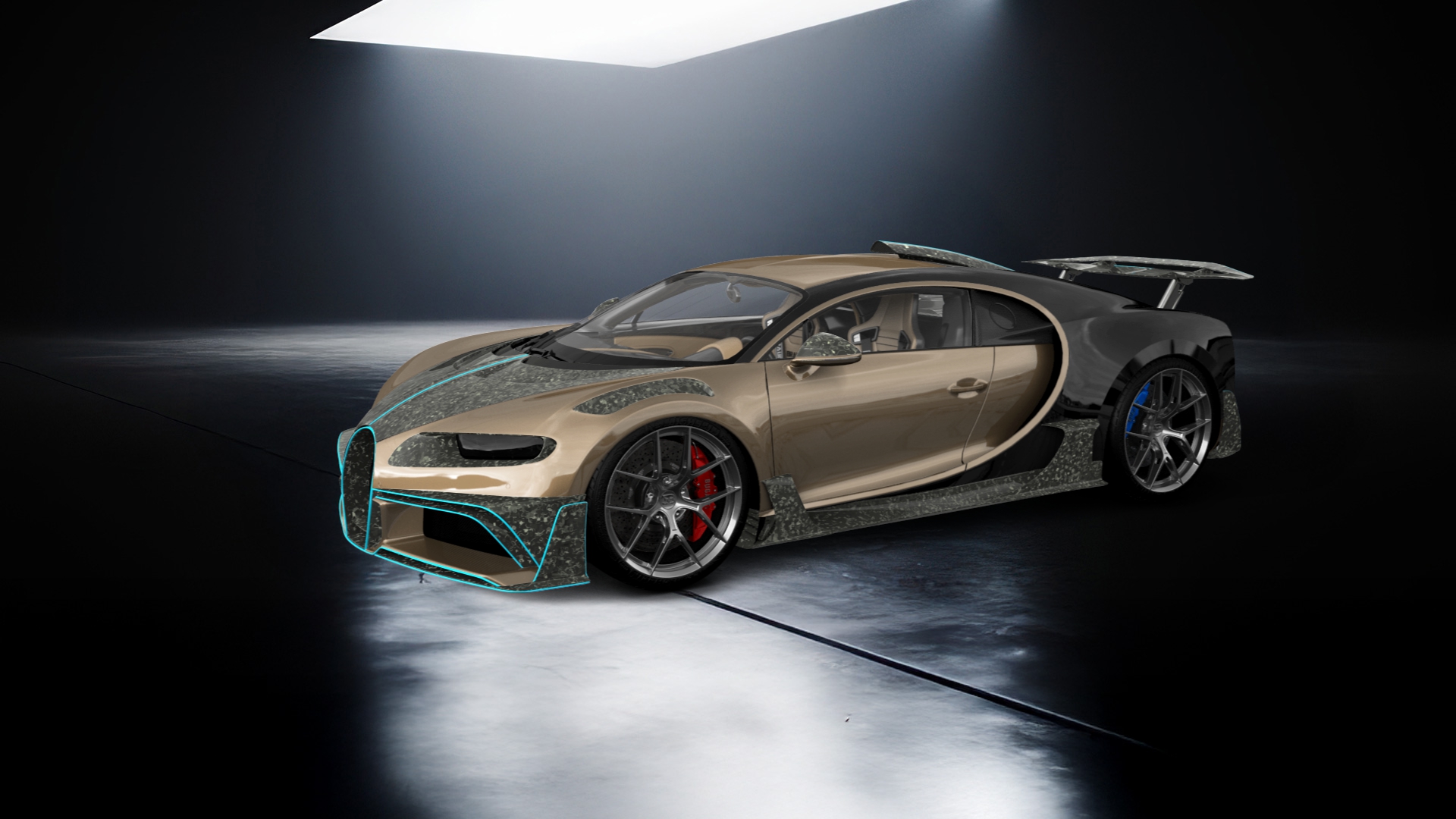 Bugatti Chiron 2 Door Coupe 2016 tuning