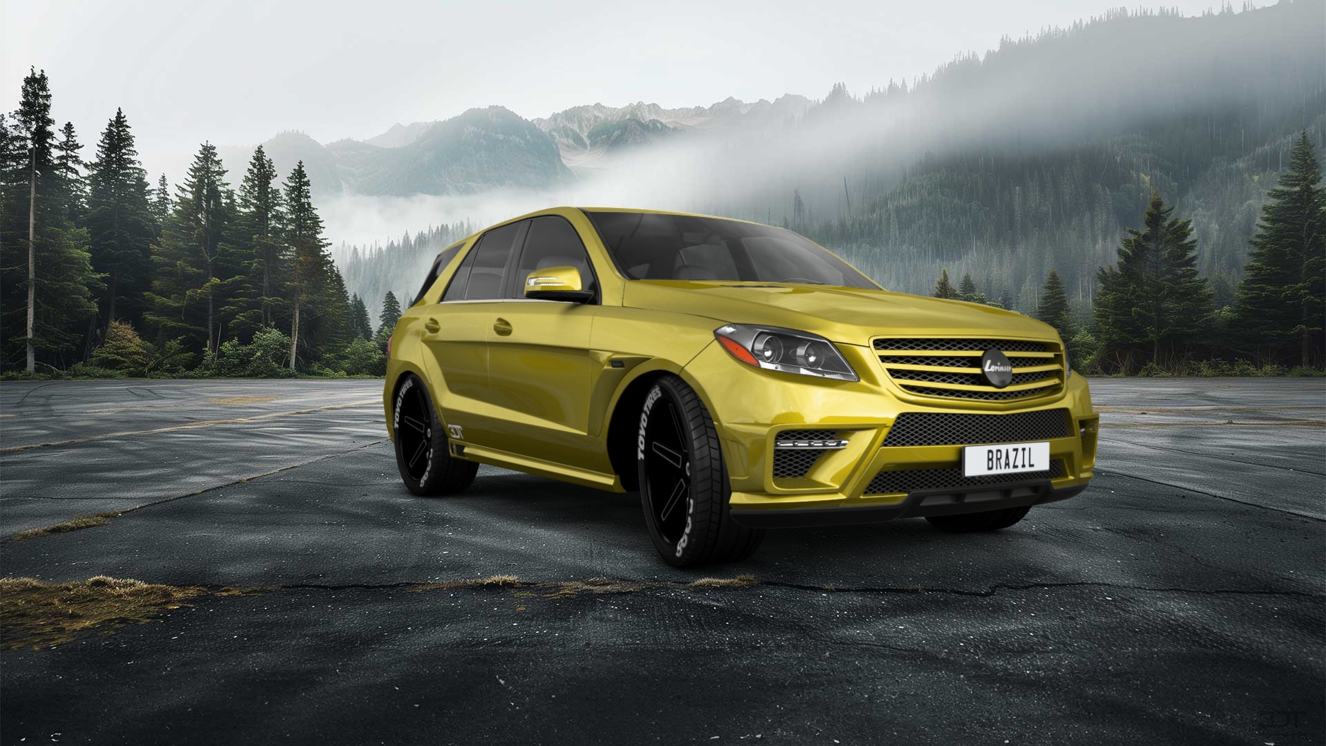 Mercedes M-Class 5 Door SUV 2011 tuning