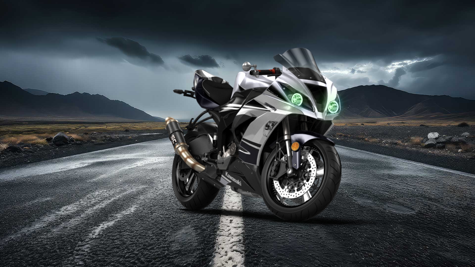 Kawasaki Ninja ZX 6R Sport Bike 2015