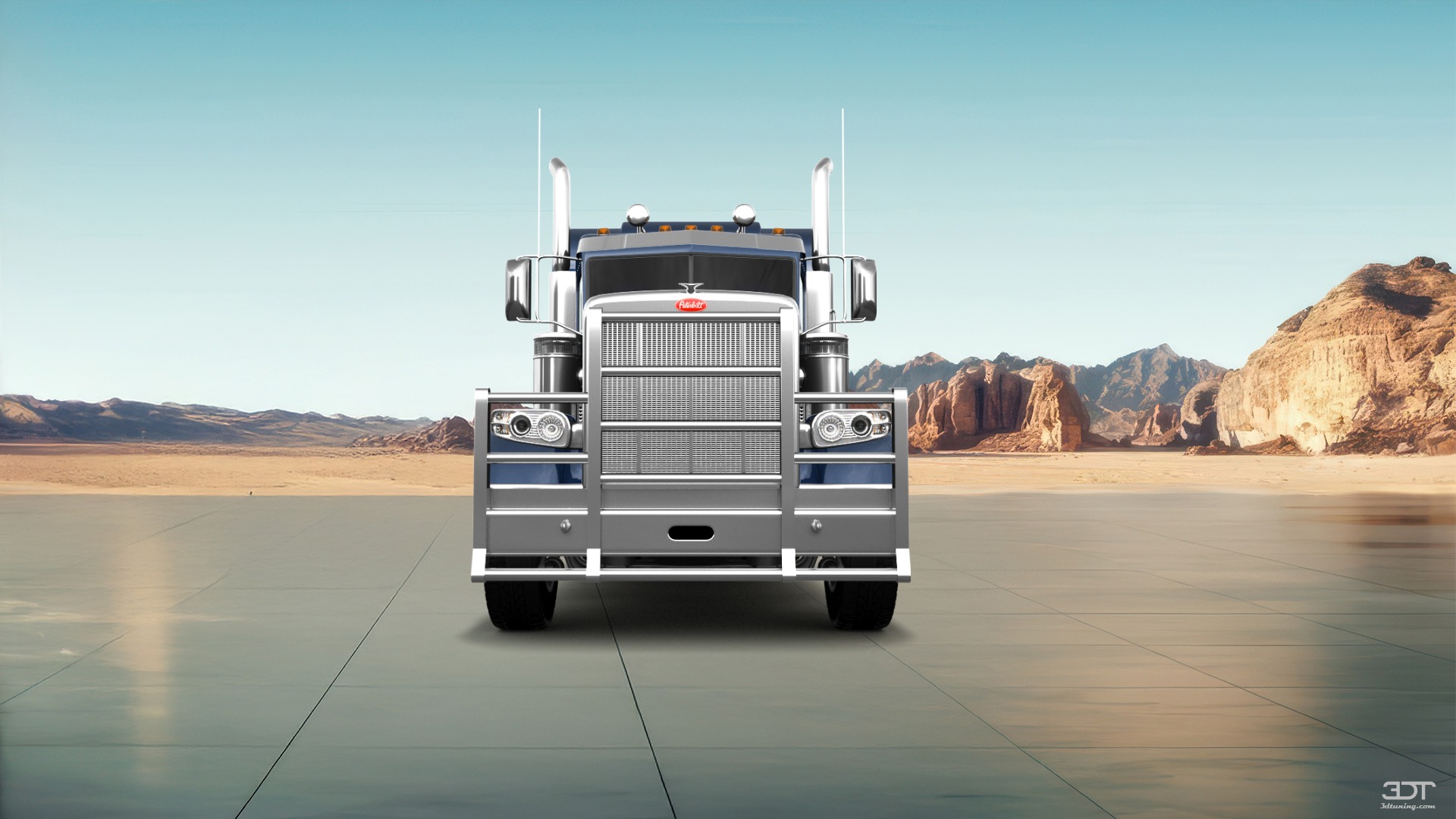 Tuning Peterbilt 389 Sleeper Cab Truck 2016