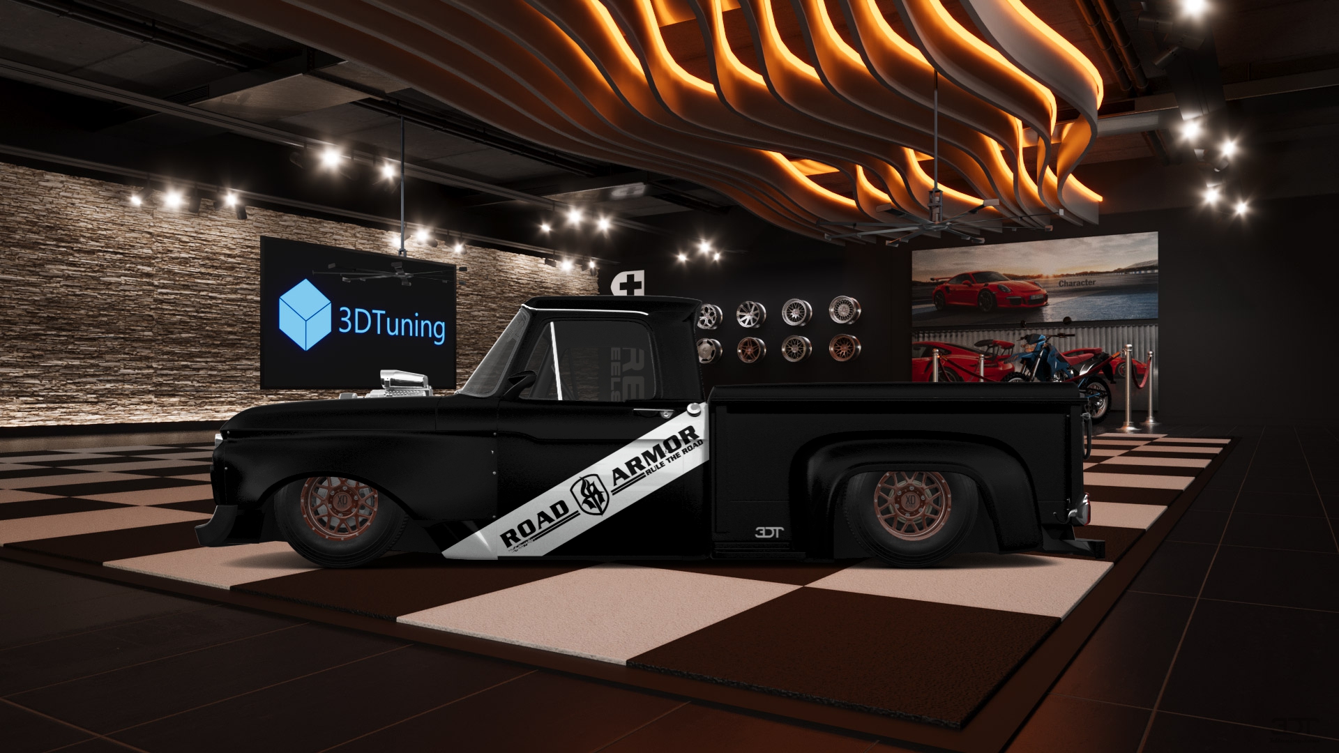 Ford F-100 Flareside 2 Door pickup truck 1961