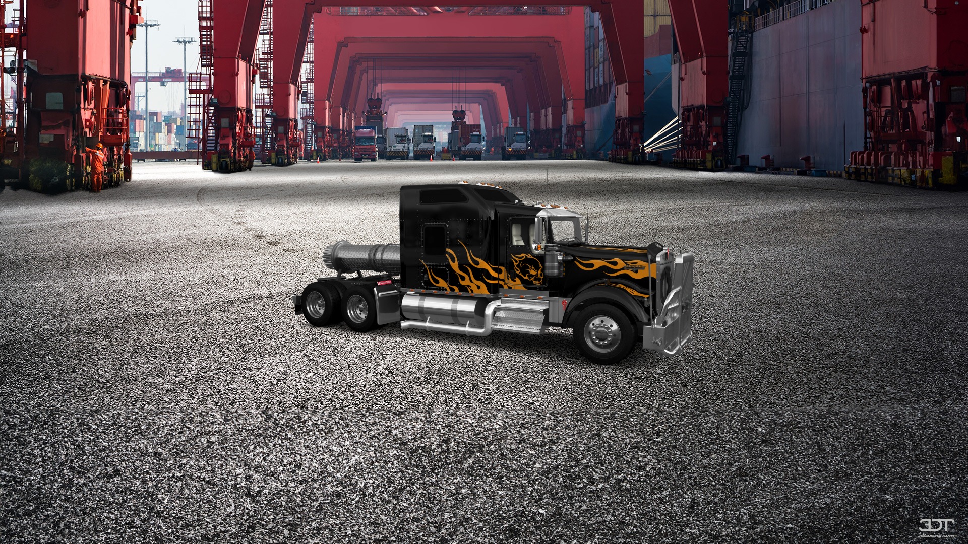 Kenworth W900 Sleeper Cab Truck 2015 tuning