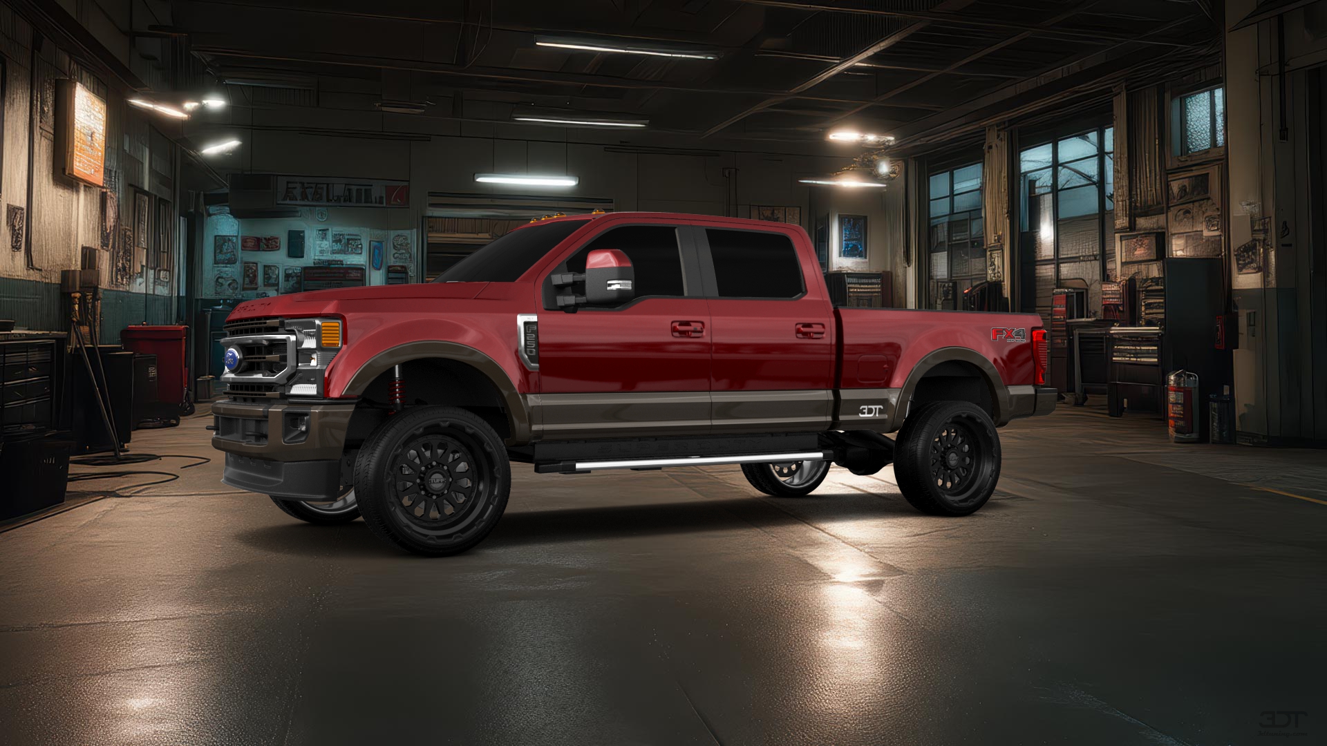 Ford F-250 4 Door pickup truck 2021 tuning