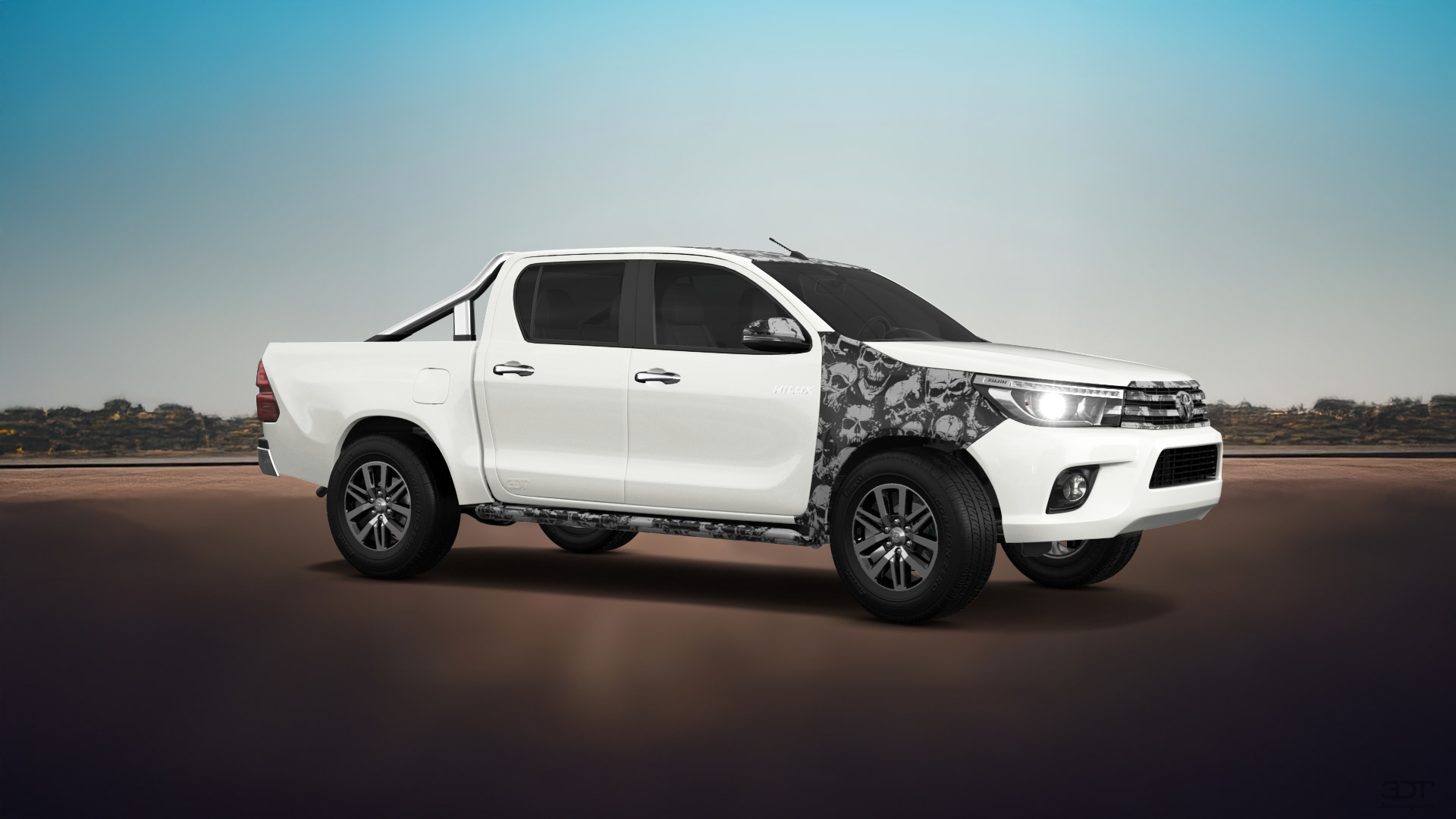Toyota Hilux Double Cab 4 Door pickup truck 2015 tuning