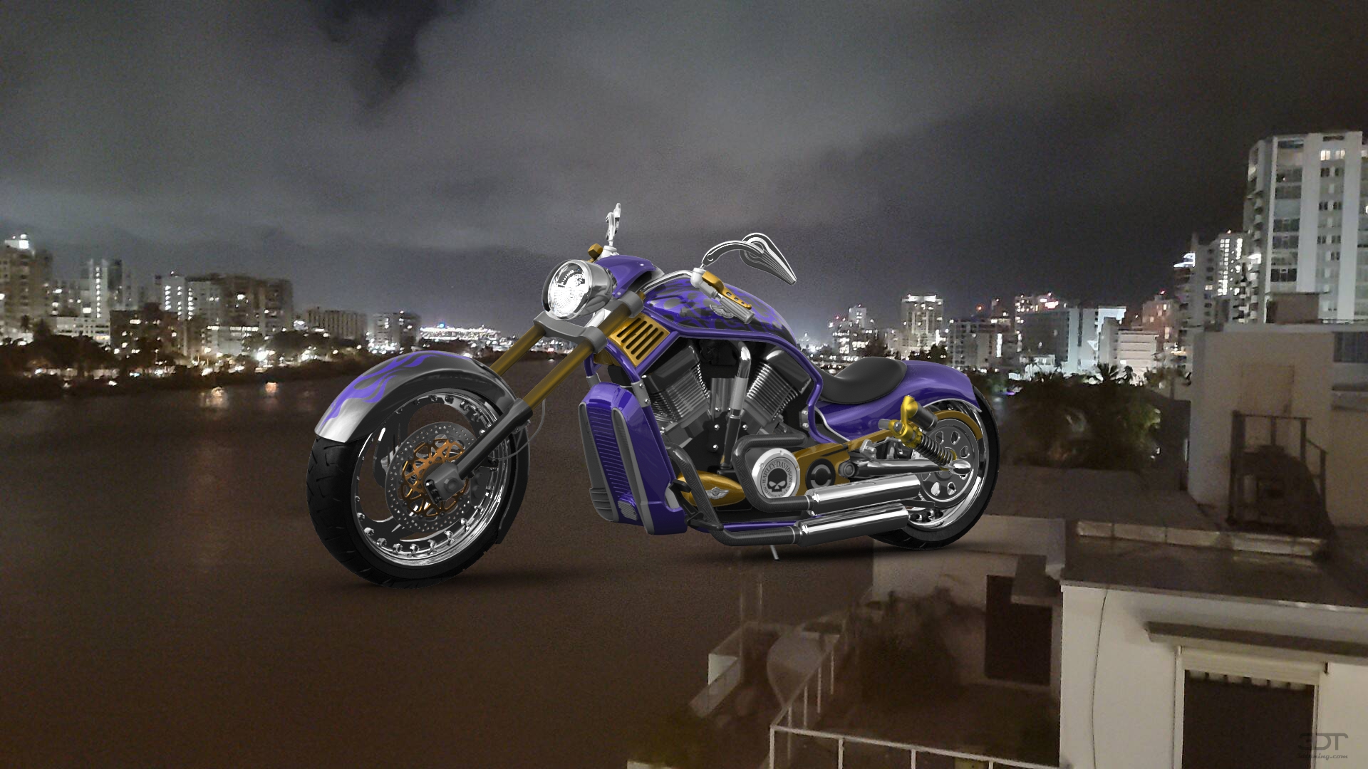 Harley-Davidson Custom Chopper Cruiser 2011