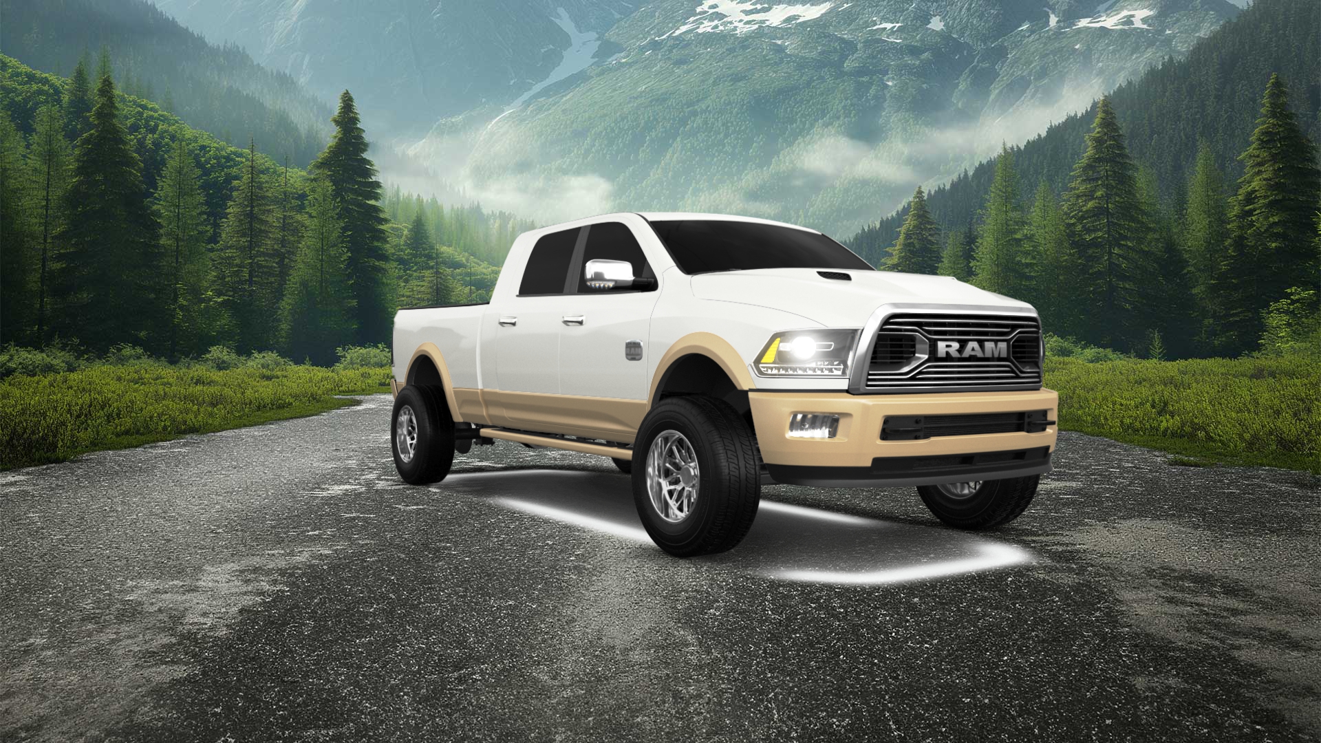 Dodge Ram 2500 Mega Cab 6.4 ft box 4 Door pickup truck 2010