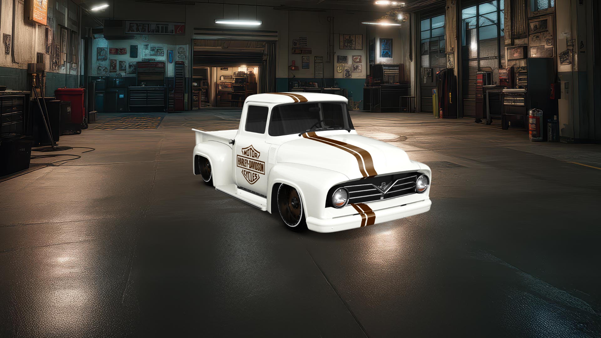 Ford F-100 2 Door truck 1956 Images