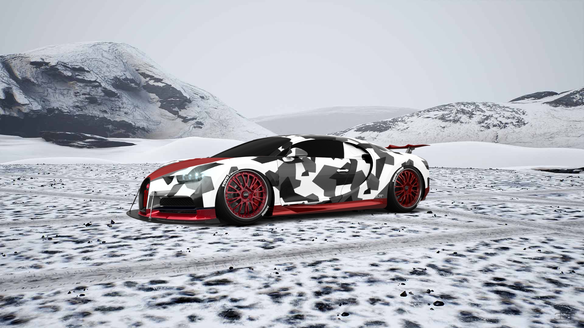 Bugatti Chiron 2 Door Coupe 2016 tuning